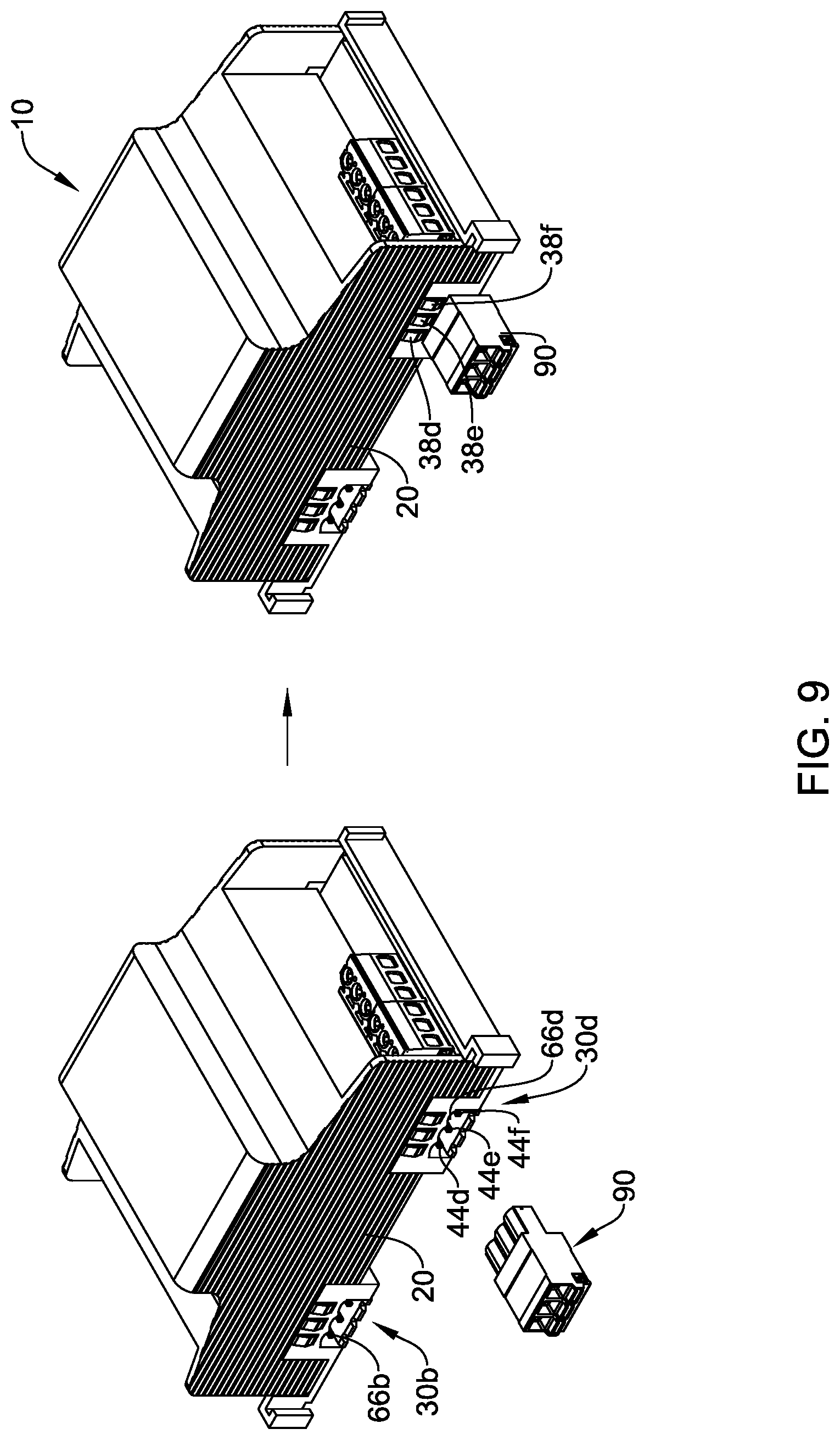 Patent US11777242 Figure 9 – Electrical connector for a controller