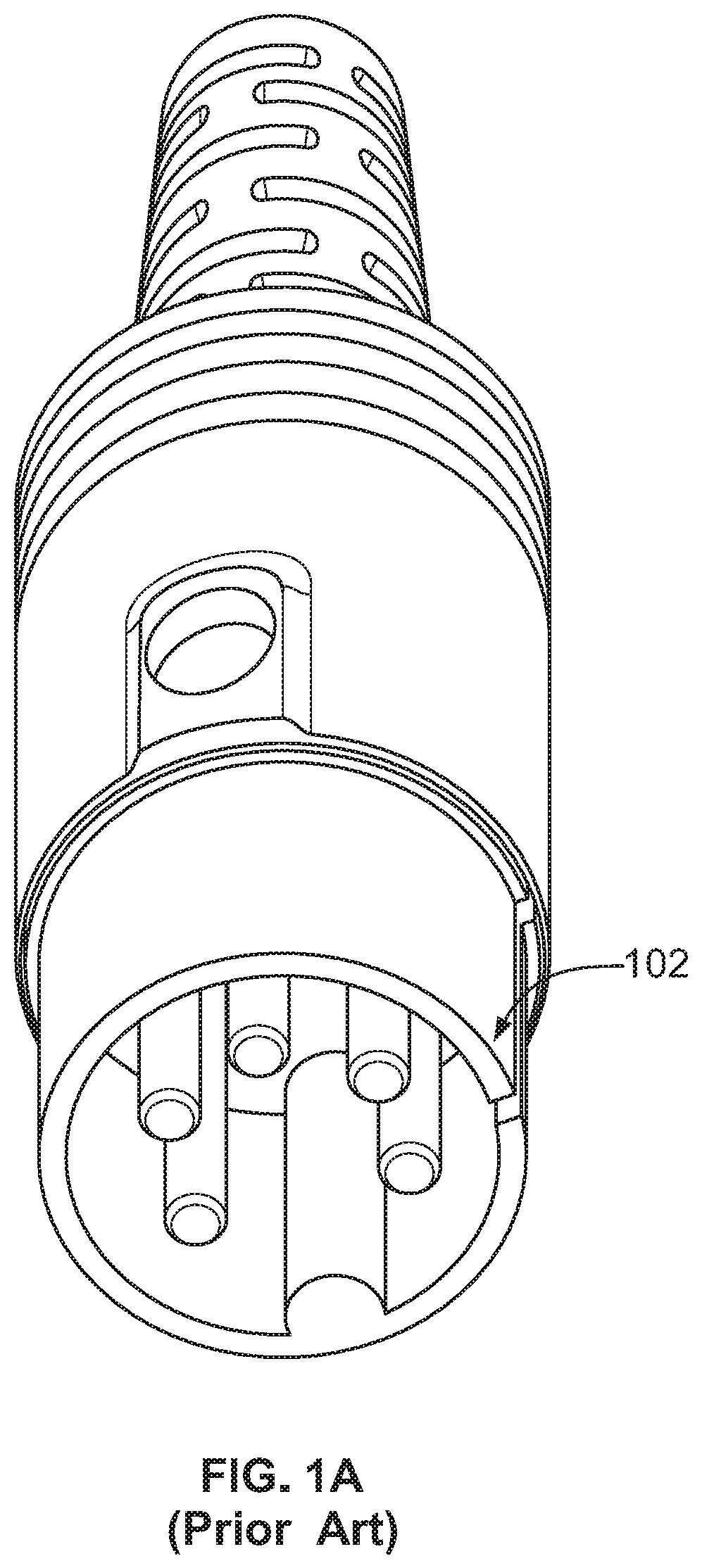 Patent US11777243 — Connector receptacle with improved mating retention and release — Figure 1