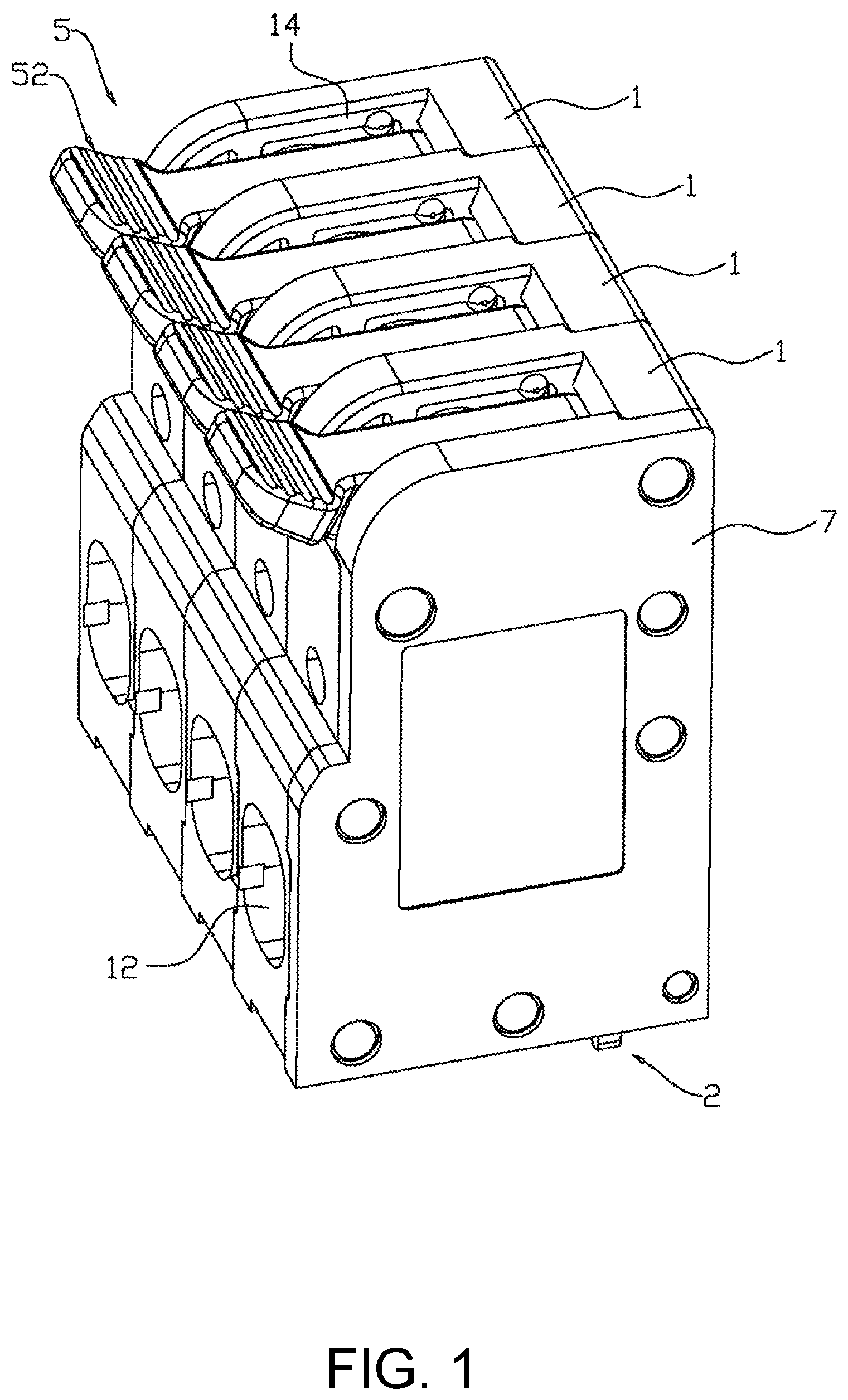 Patent US11777245 Figure 1 – Coil spring type wire-locking terminal block