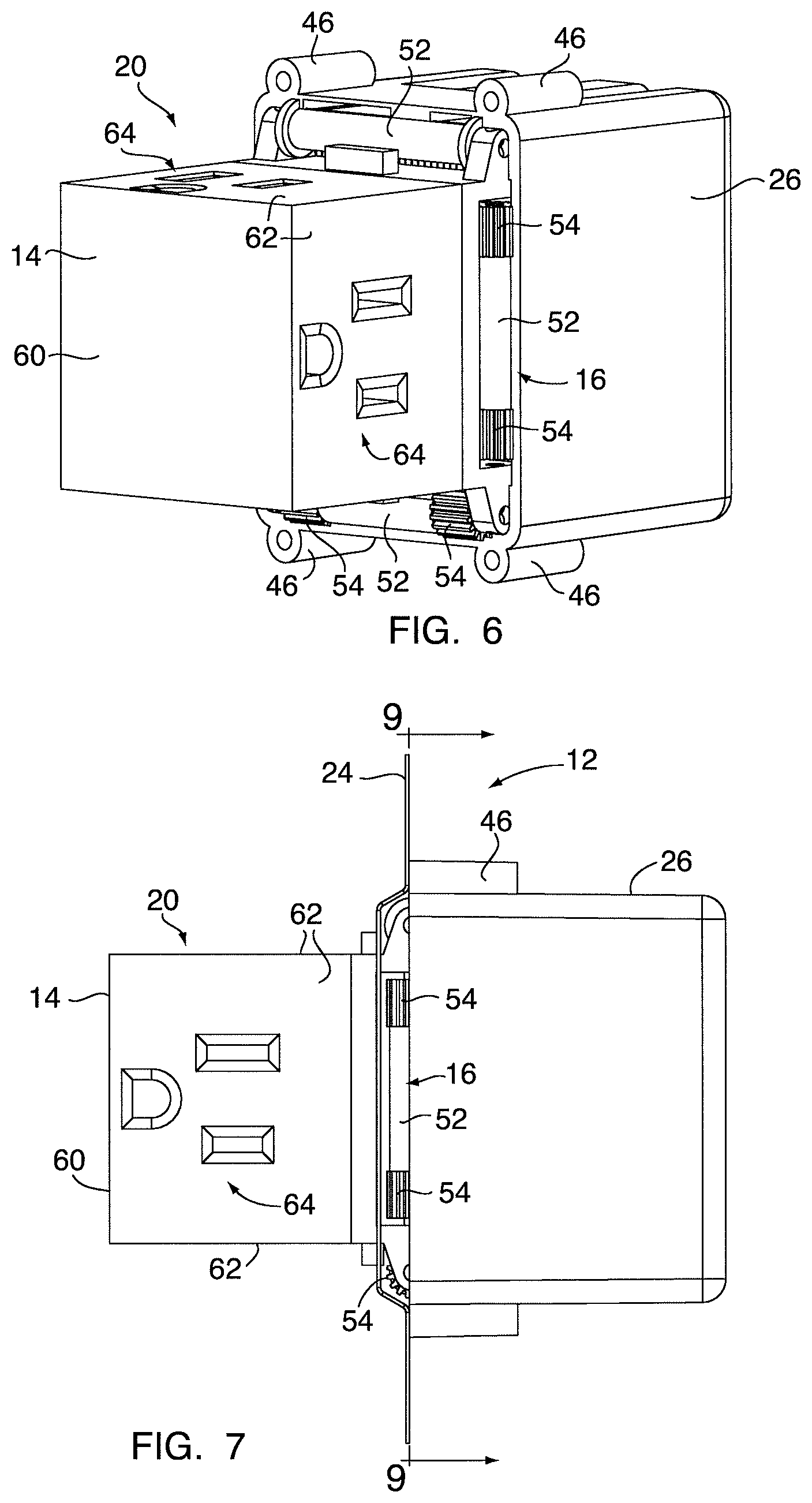 Patent US11777246 Figure 4 – Electrical pop out device
