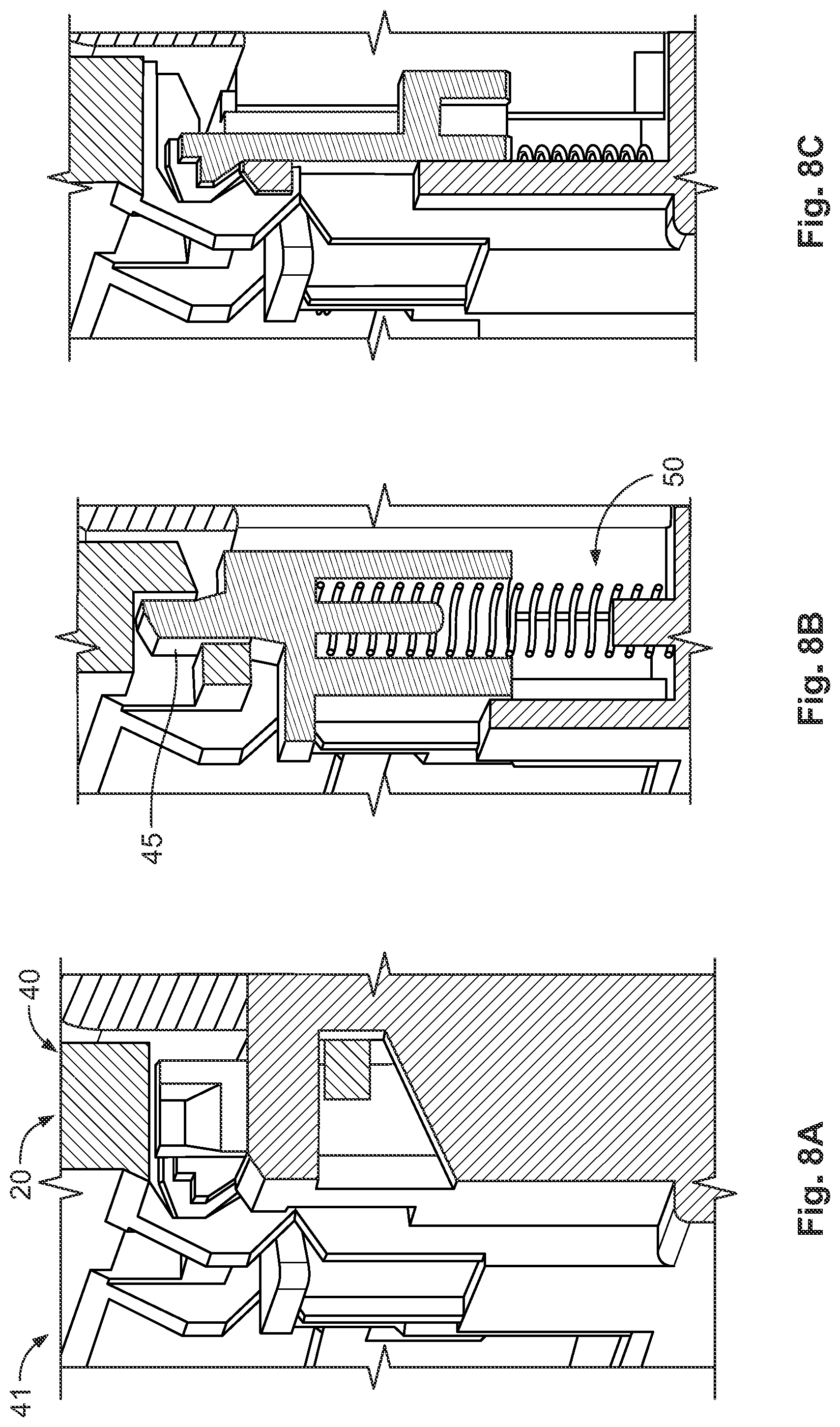 Patent US11777247 Figure 9 – Housing assembly for a connector, method for releasing a connection between a connector and a mating connector
