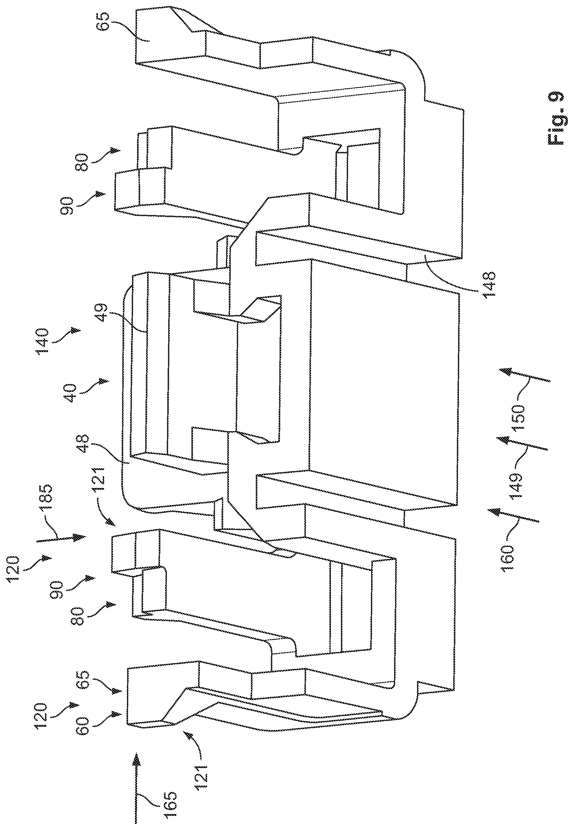 Patent US11777247 Figure 11 – Housing assembly for a connector, method for releasing a connection between a connector and a mating connector