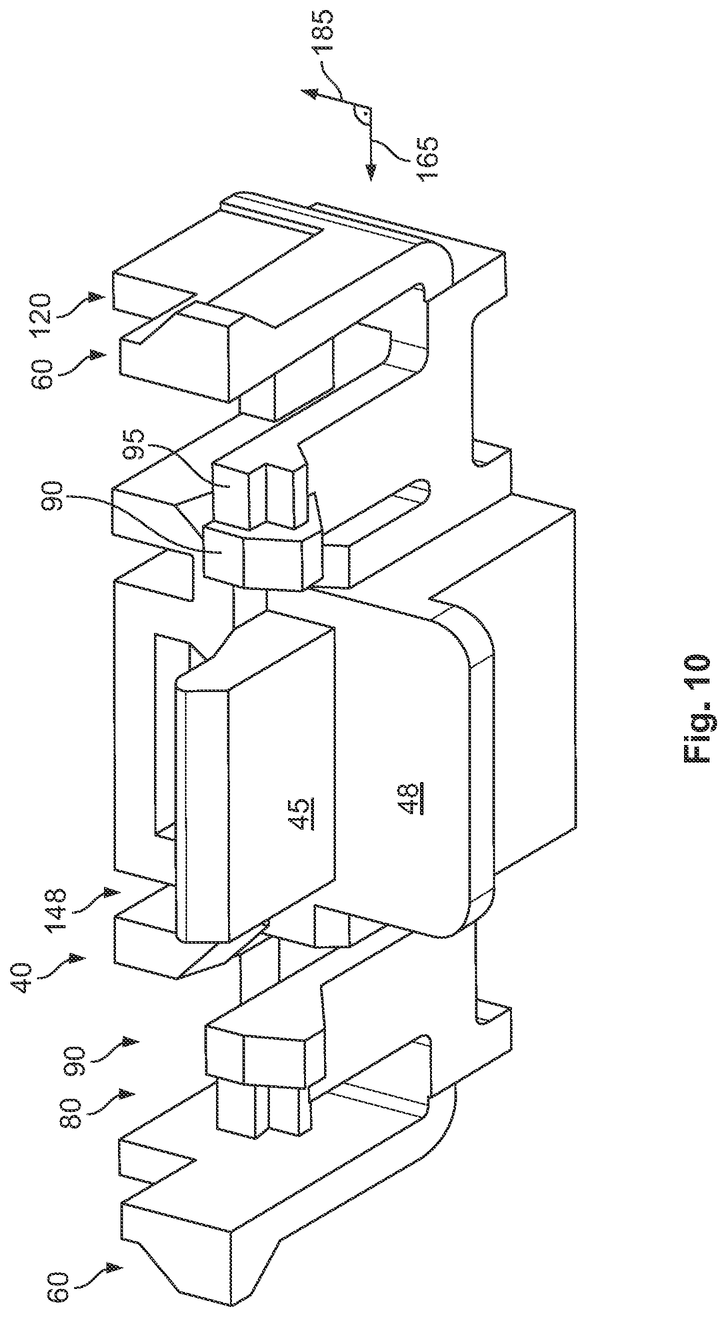 Patent US11777247 Figure 12 – Housing assembly for a connector, method for releasing a connection between a connector and a mating connector