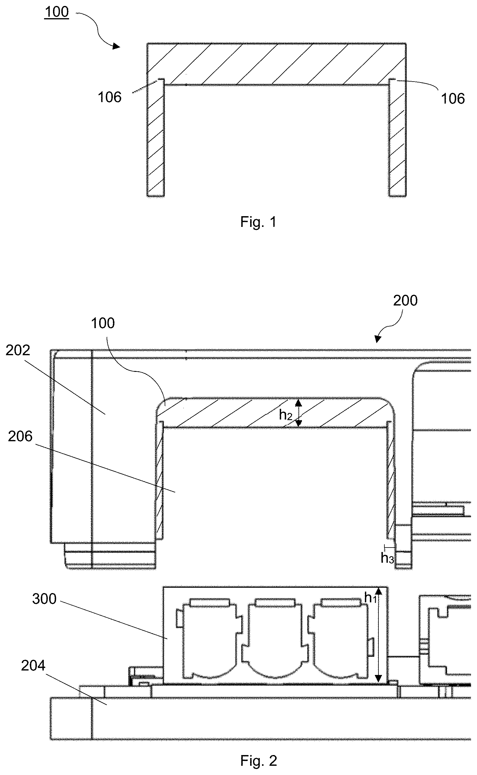Patent US11777248 Figure 1 – Electronic assembly and method of producing the same