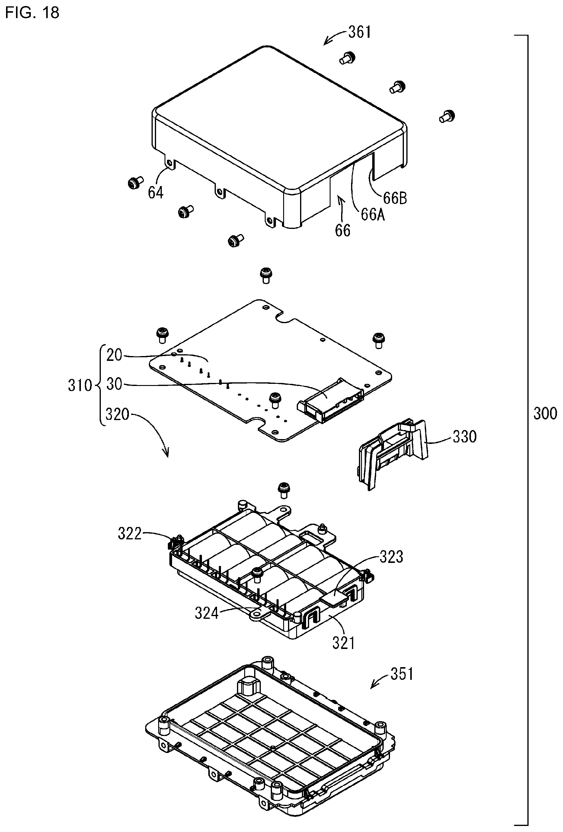 Patent US11777249 Figure 18 – Electrical connection box with a waterproof member