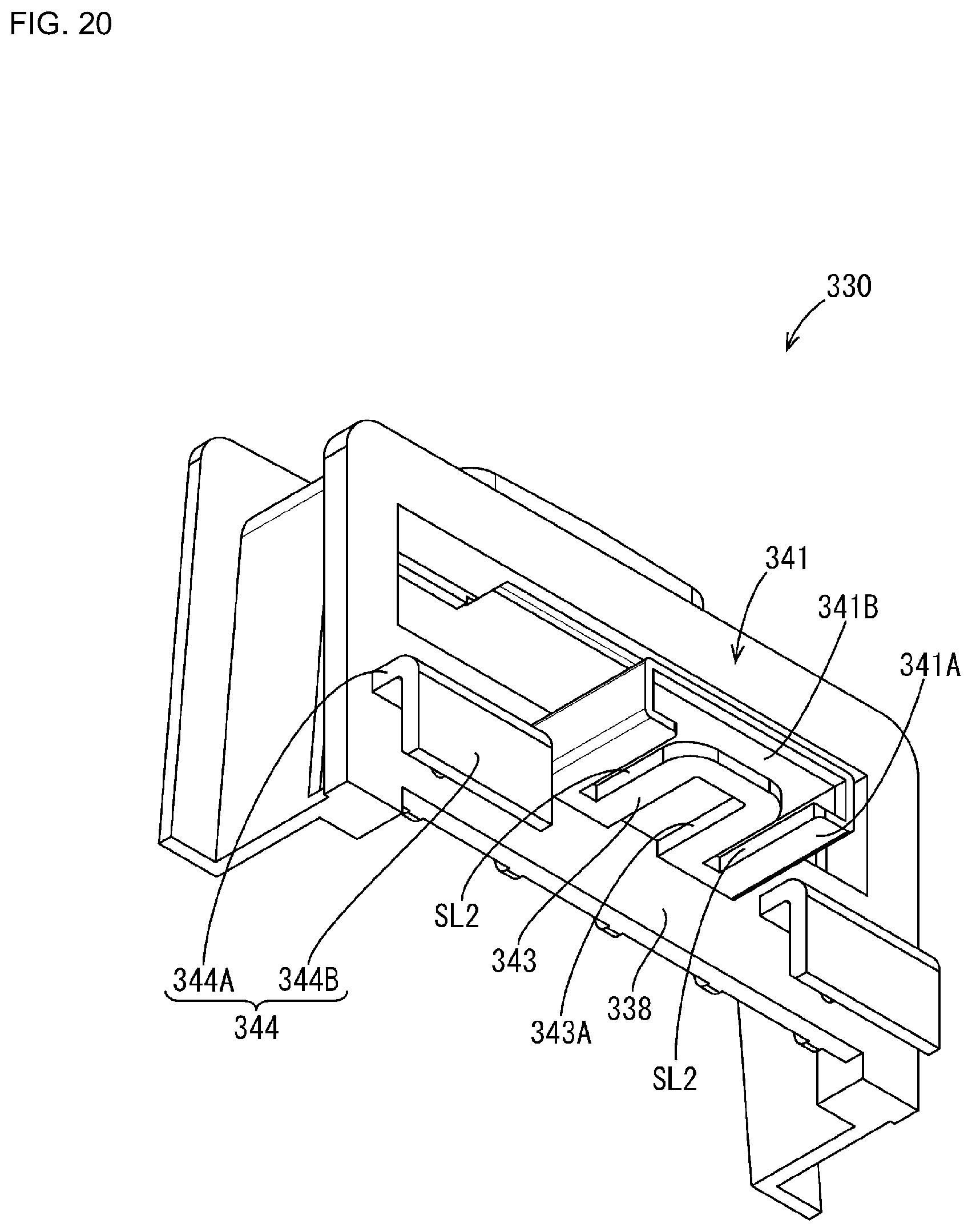 Patent US11777249 Figure 20 – Electrical connection box with a waterproof member