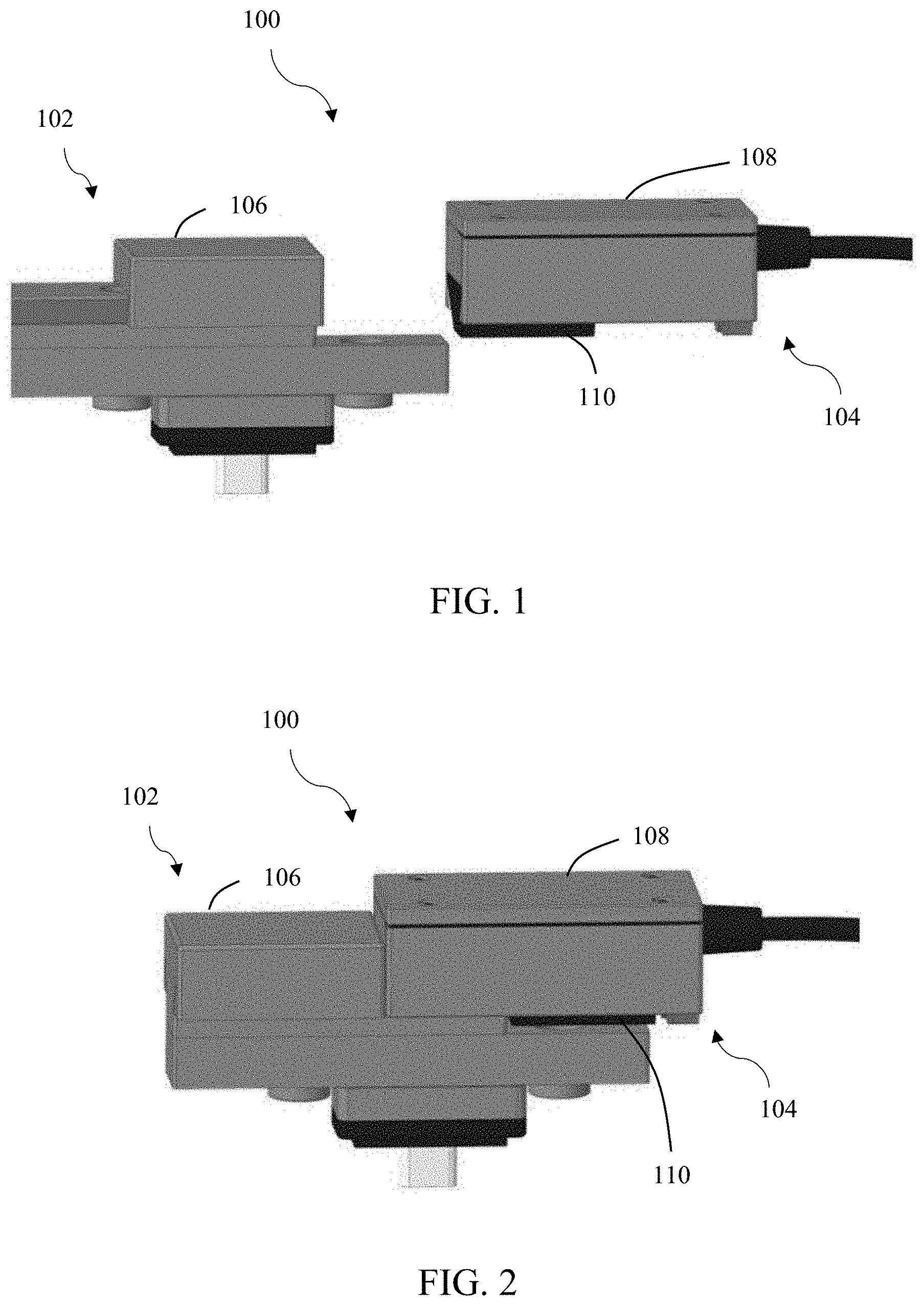 Patent US11777250 Figure 1 – Electro-mechanical connection apparatus