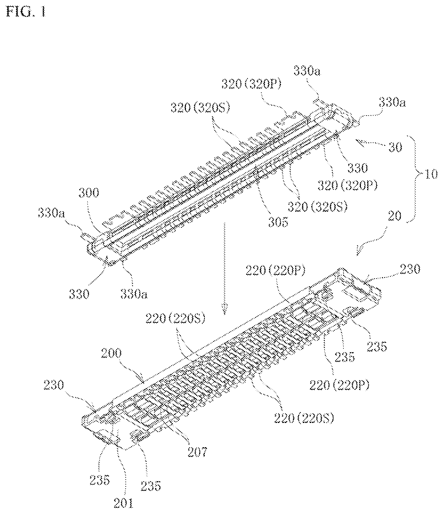 Patent US11777253 Figure 1 – Receptacle connector