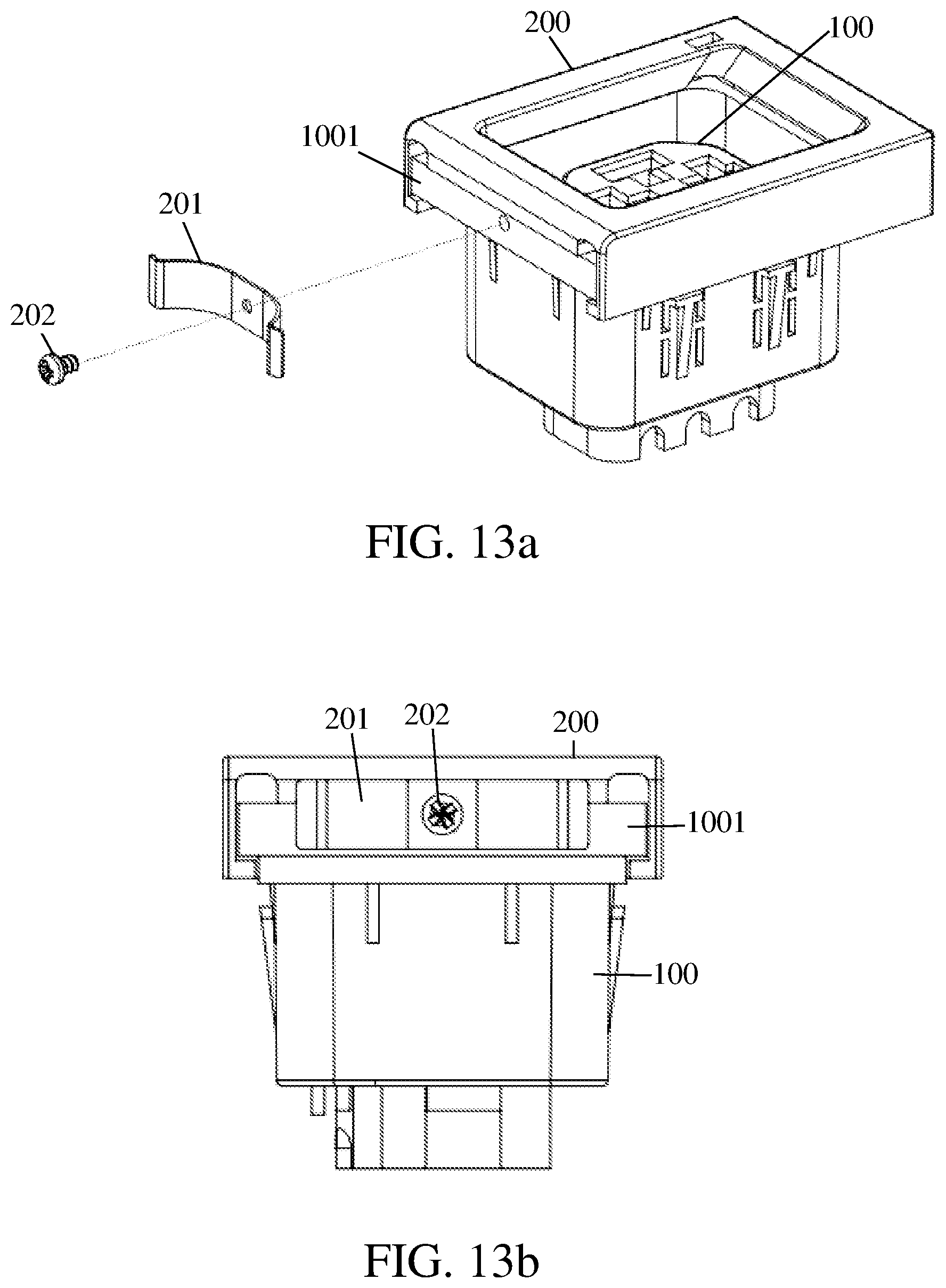 Patent US11777255 Figure 10 – Power distribution unit, power outlet modules with secure socket-and-plug connection