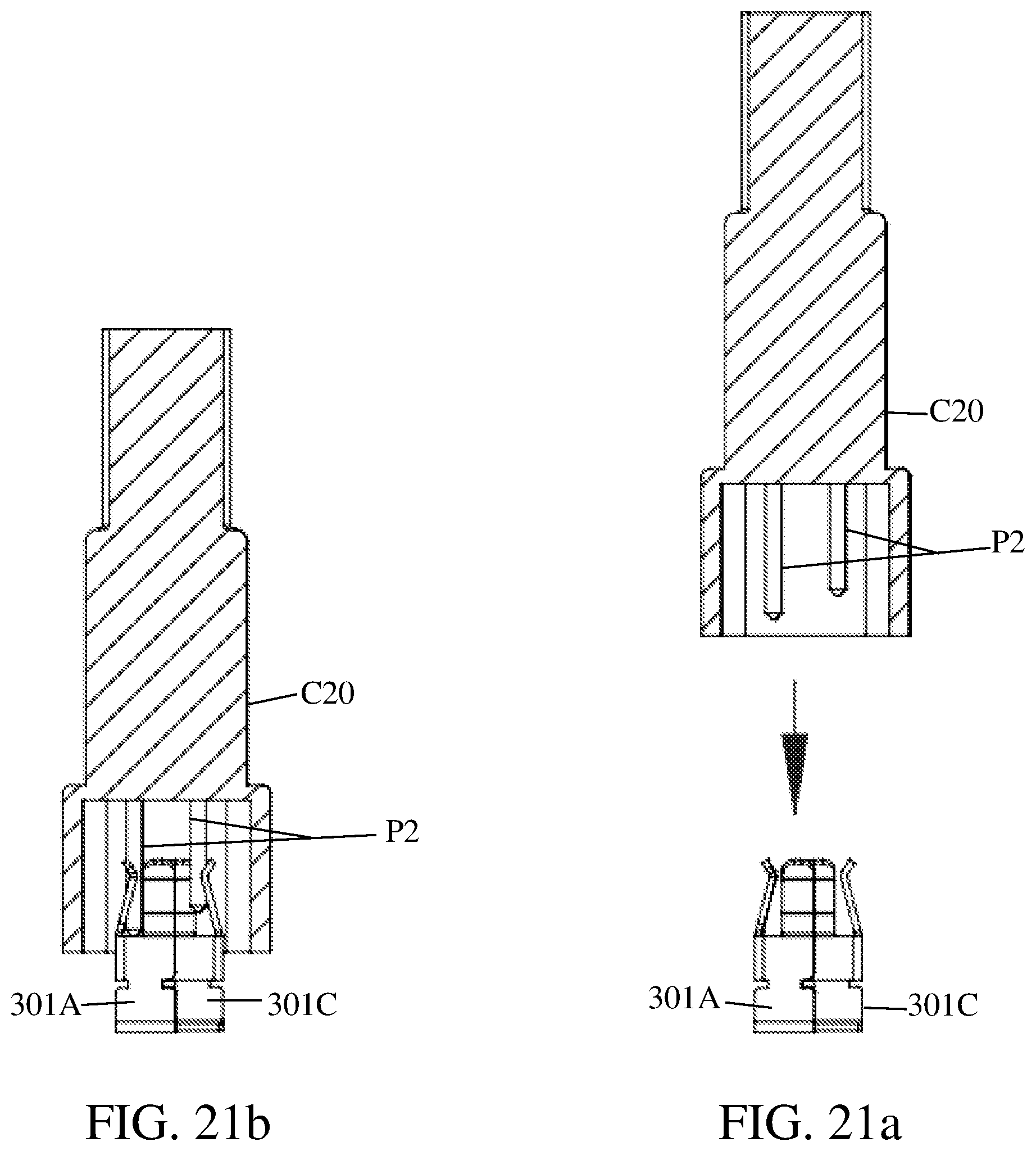 Patent US11777255 Figure 20 – Power distribution unit, power outlet modules with secure socket-and-plug connection