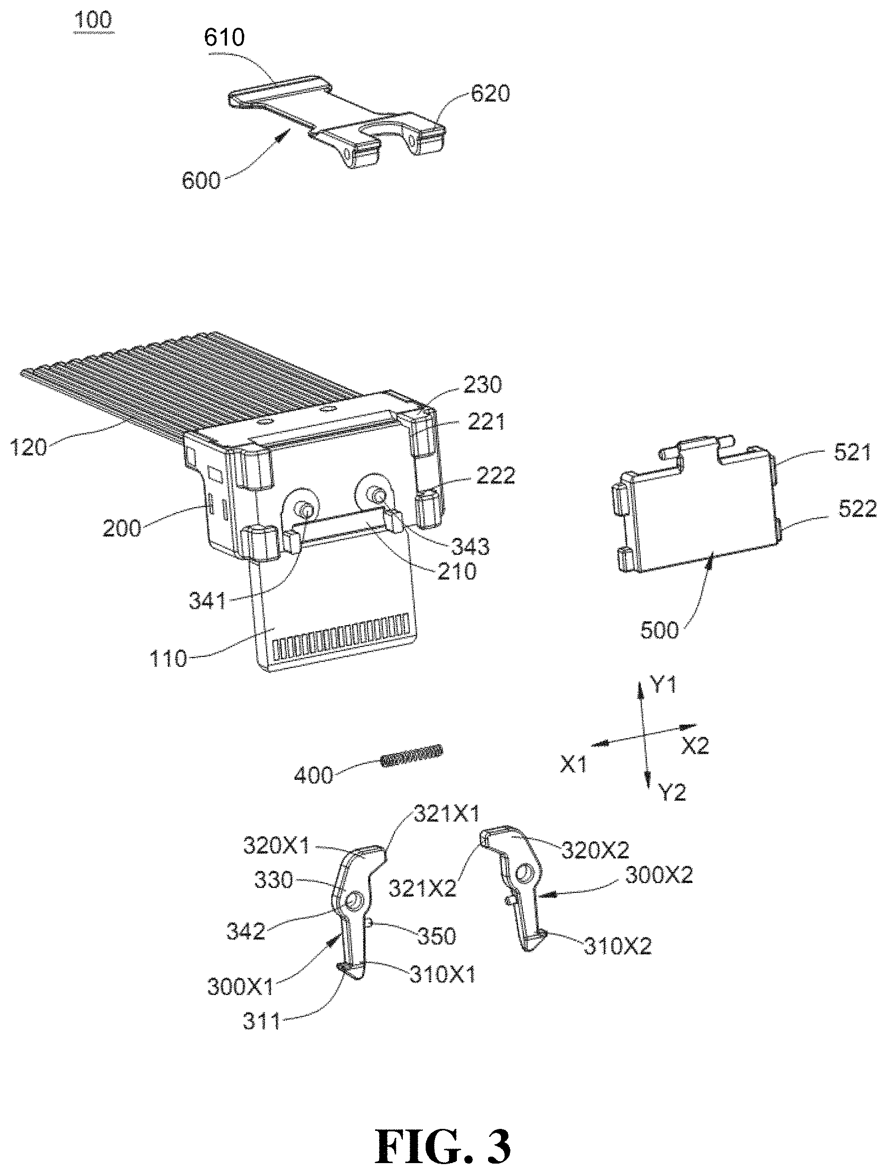 Patent US11777256 Figure 3 – Electrical connector and method for mating and unmating the same