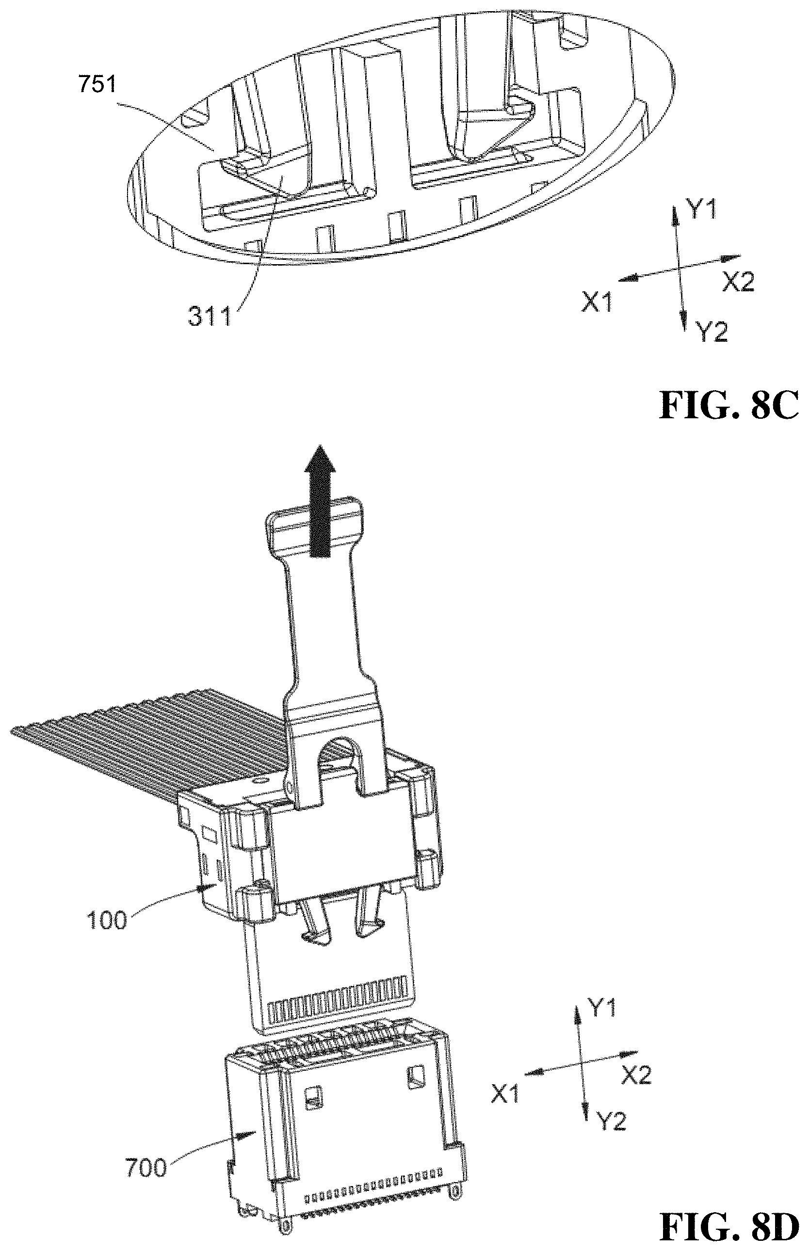 Patent US11777256 Figure 11 – Electrical connector and method for mating and unmating the same