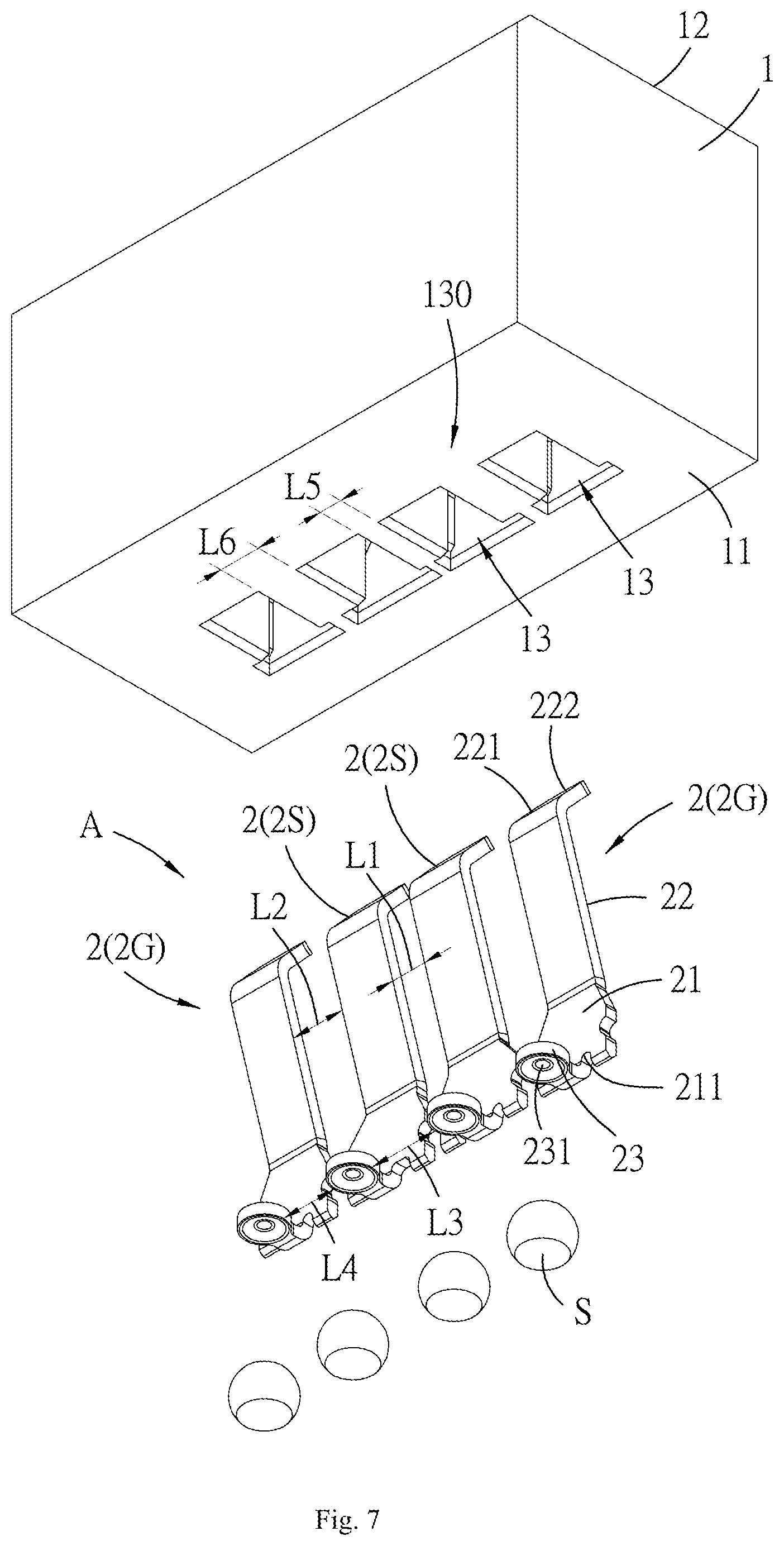 Patent US11777258 Figure 7 – Electrical connection device