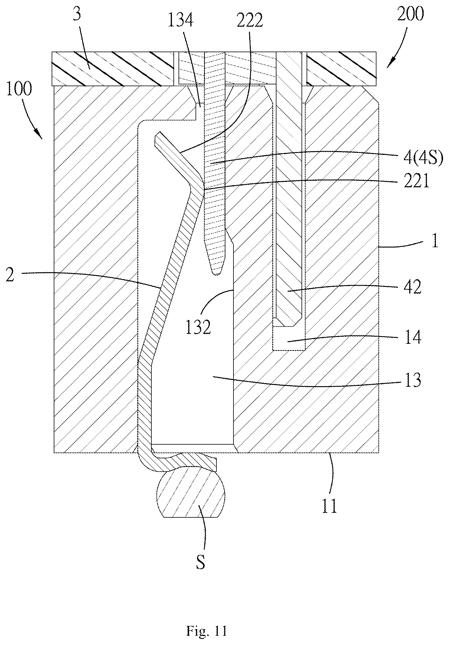 Patent US11777258 Figure 11 – Electrical connection device