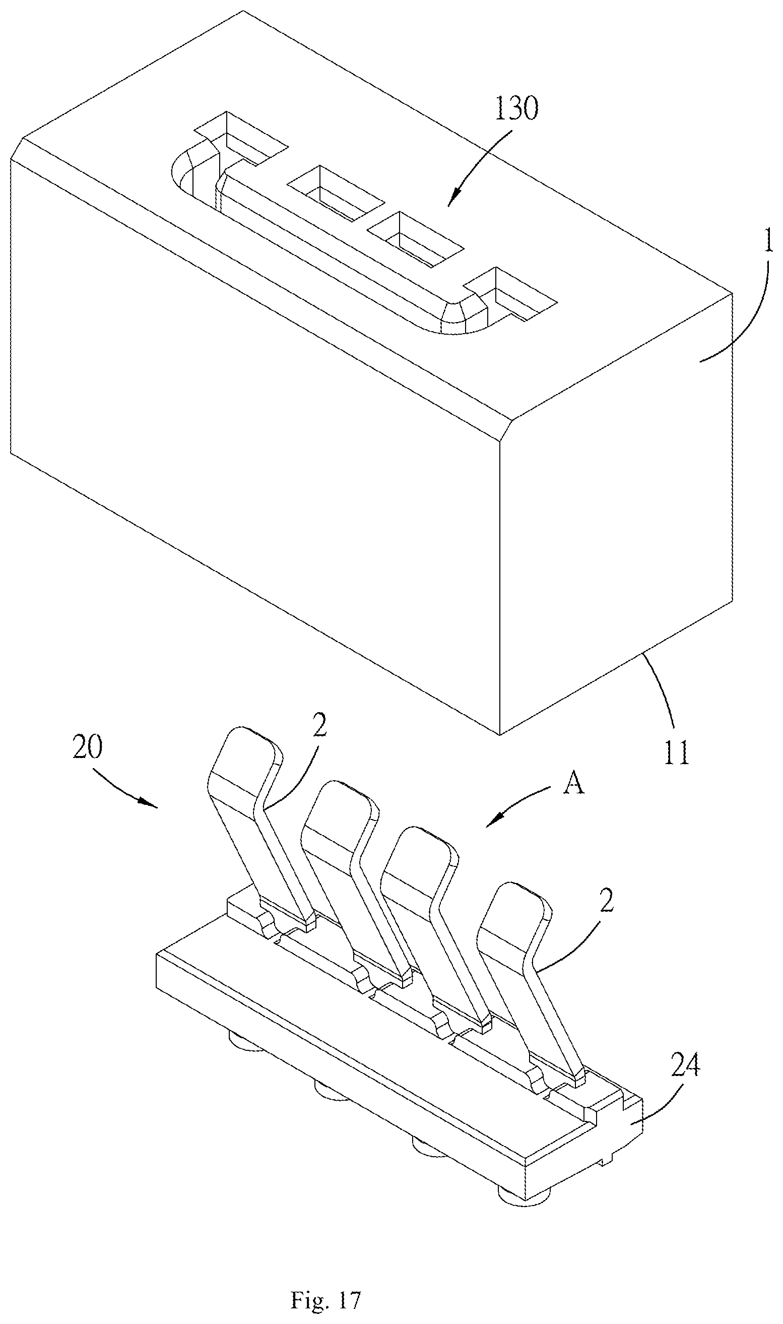 Patent US11777258 Figure 17 – Electrical connection device