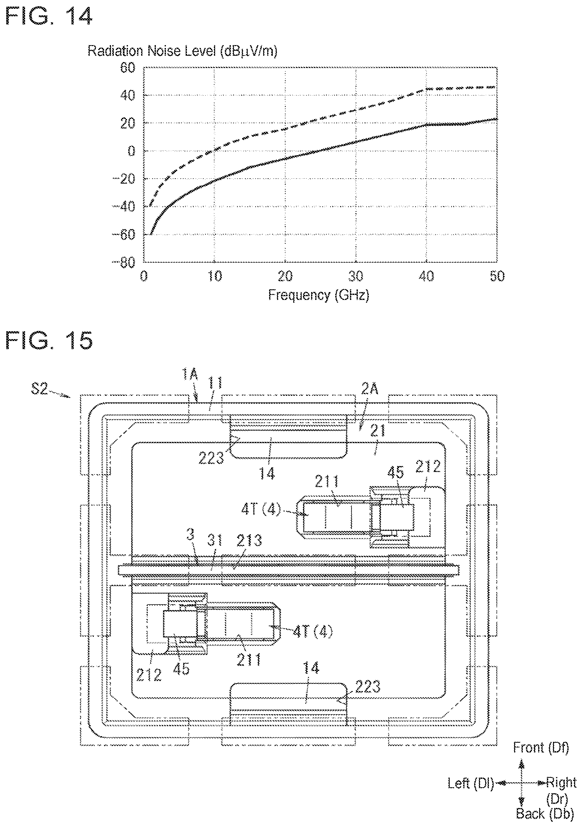 Patent US11777259 Figure 14 – Electrical connector with protrusions on the outer peripheral wall of the shield and device using the same