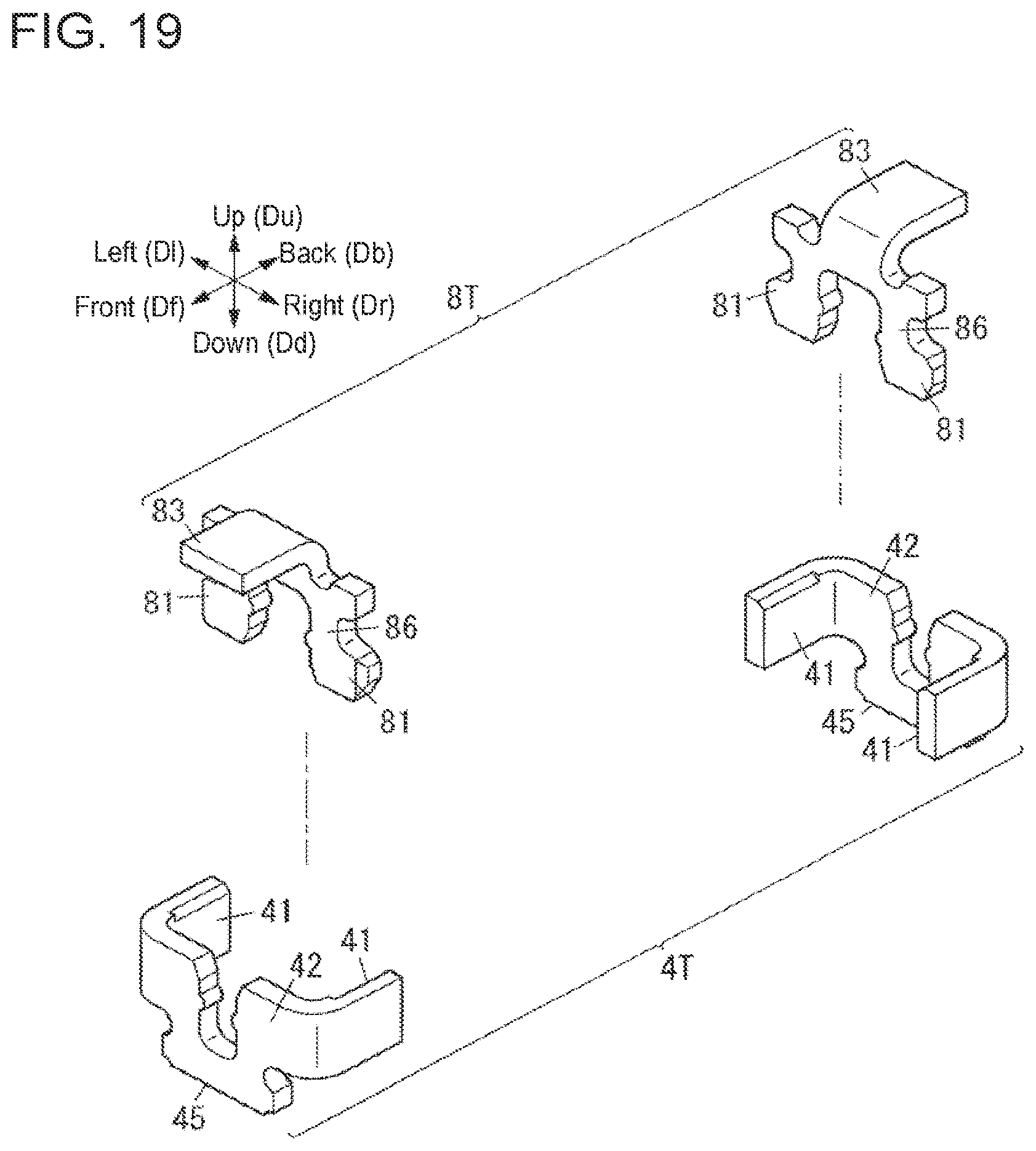 Patent US11777259 Figure 18 – Electrical connector with protrusions on the outer peripheral wall of the shield and device using the same