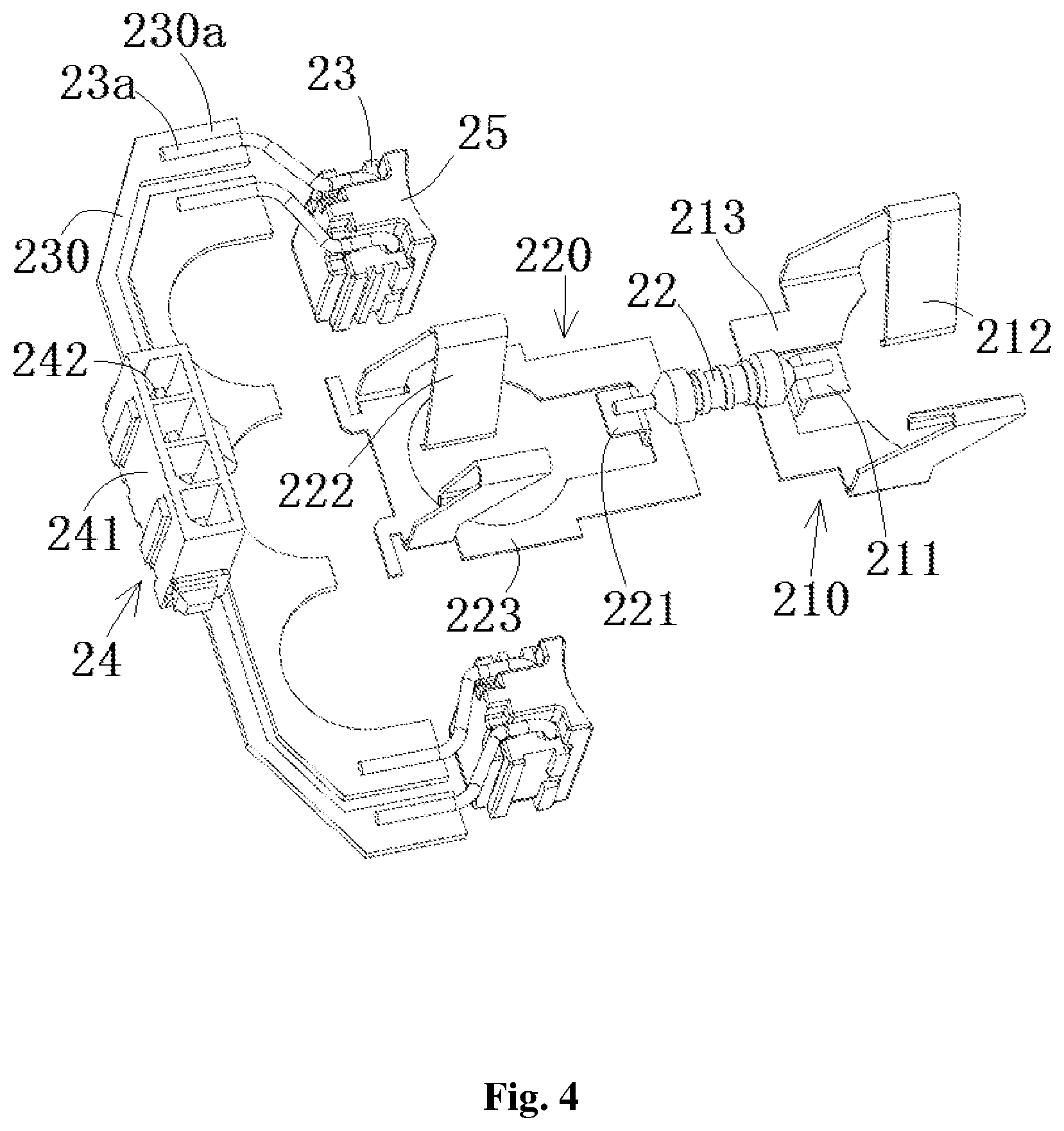 Patent US11777260 Figure 4 – Charging socket and lead frame assembly and charging socket