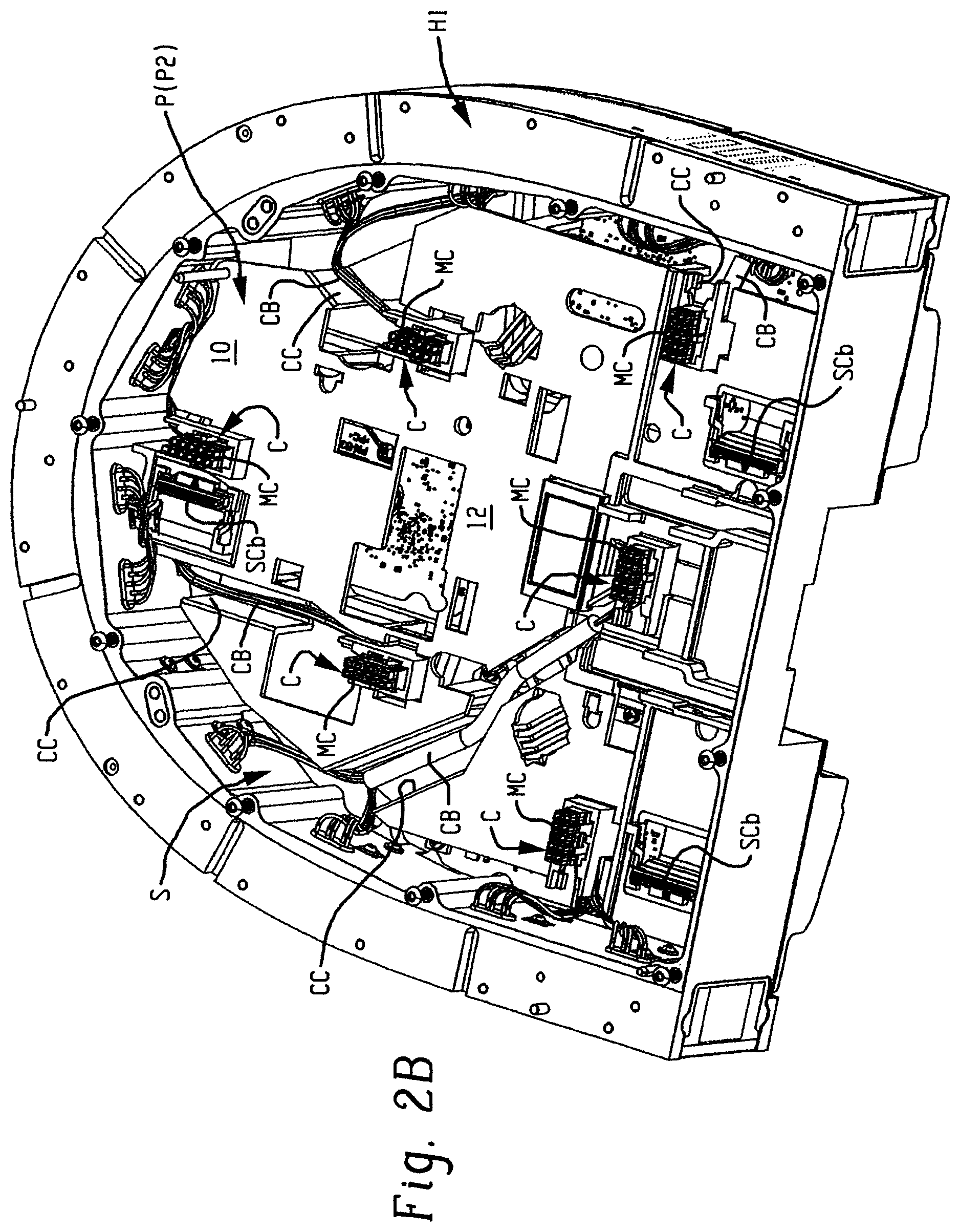Patent US11777261 Figure 5 – Connector alignment and retention panel for modular based system