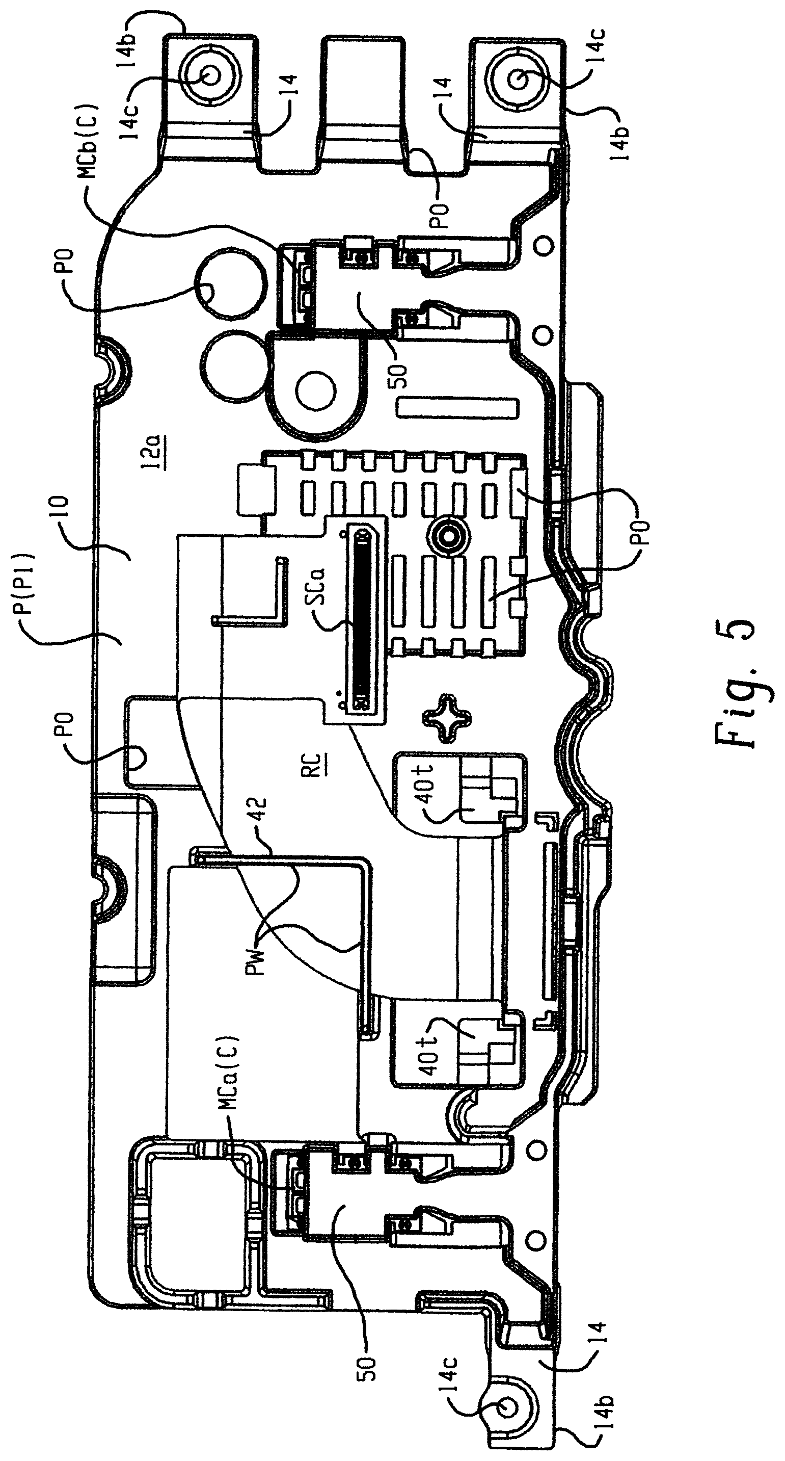 Patent US11777261 Figure 9 – Connector alignment and retention panel for modular based system