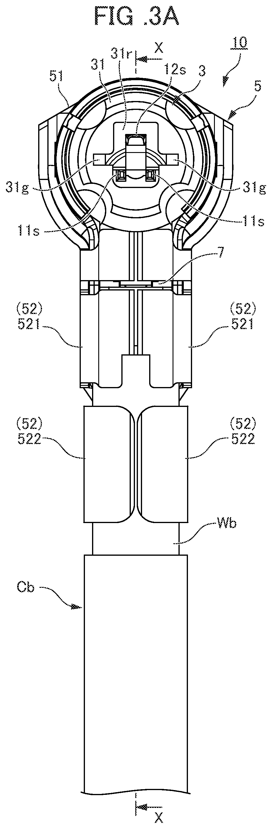 Patent US11777263 Figure 3 – Coaxial connector including crimp housing