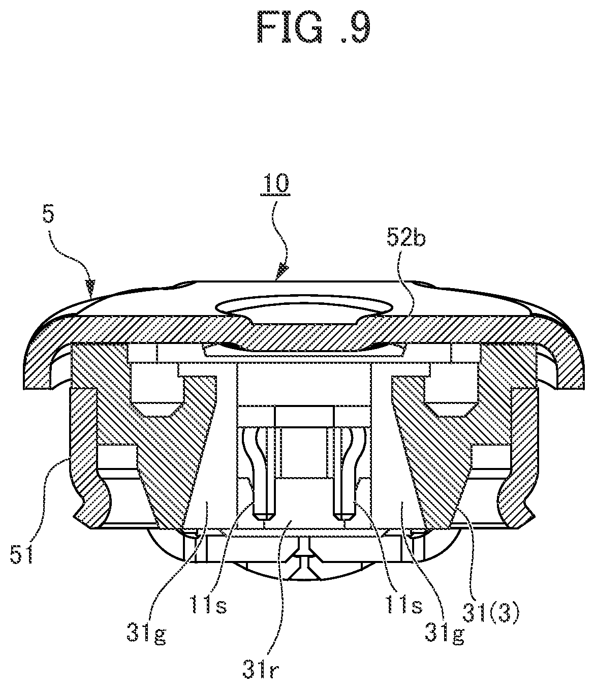 Patent US11777263 Figure 11 – Coaxial connector including crimp housing
