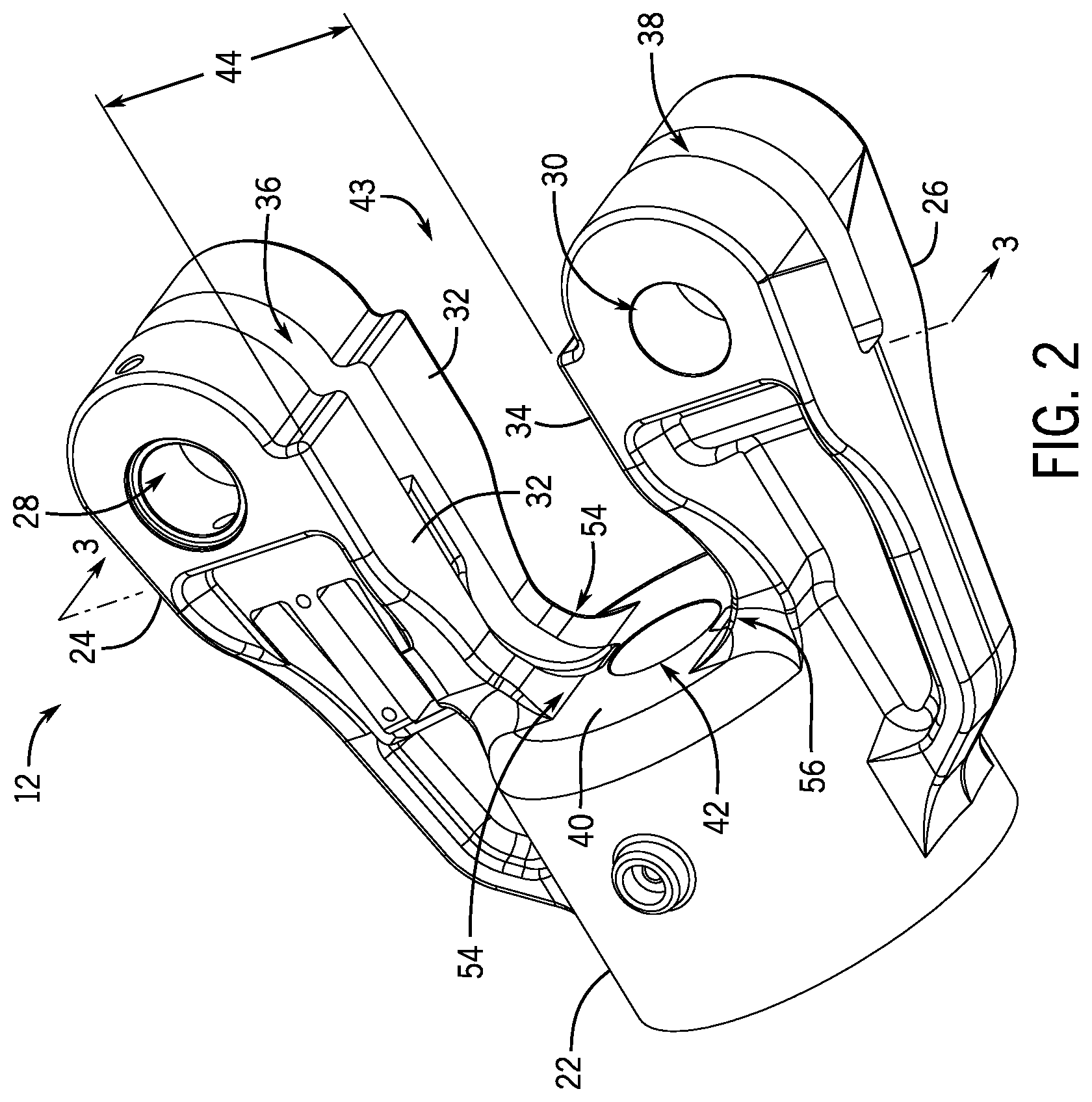 Patent US11777270 Figure 2 – Dieless utility crimper