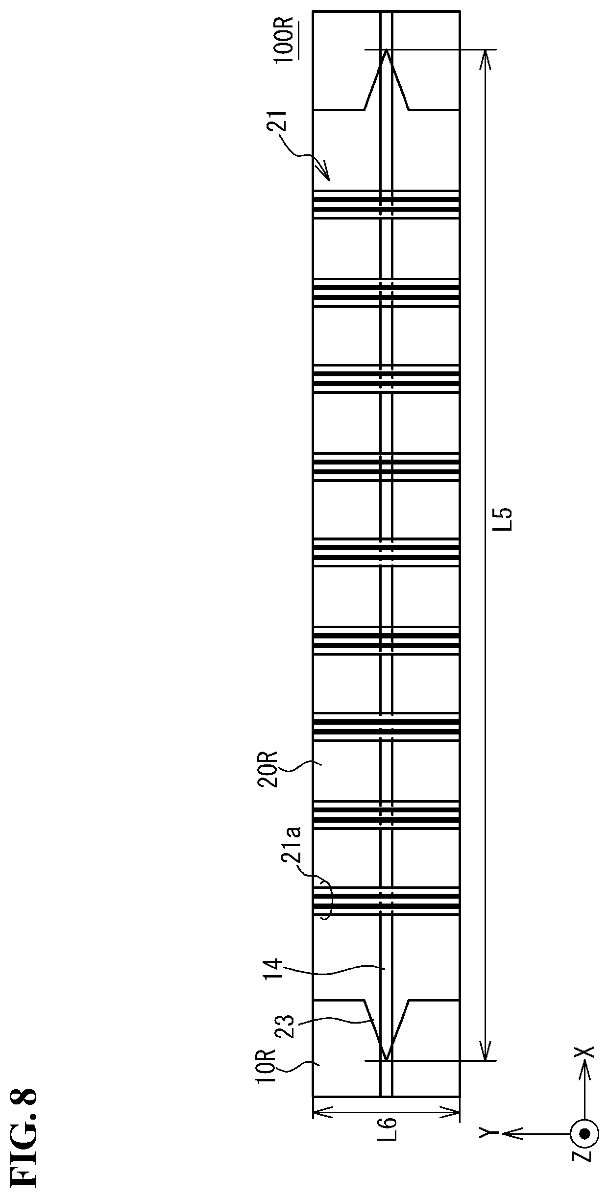 Patent US11777274 Figure 8 – Semiconductor optical device and method for manufacturing the same
