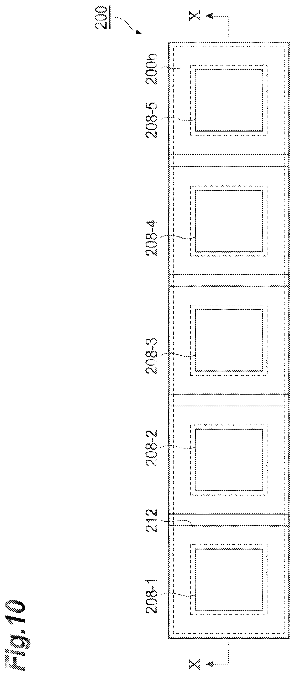 Patent US11777276 Figure 10 – Semiconductor light emitting array with phase modulation regions for generating beam projection patterns