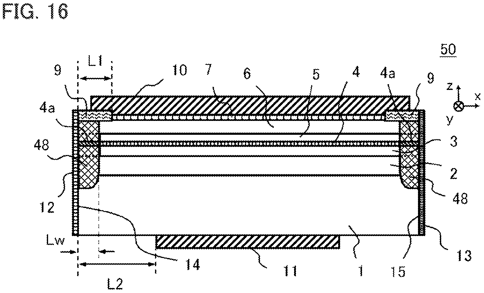 Patent US11777277 Figure 8 – Semiconductor laser