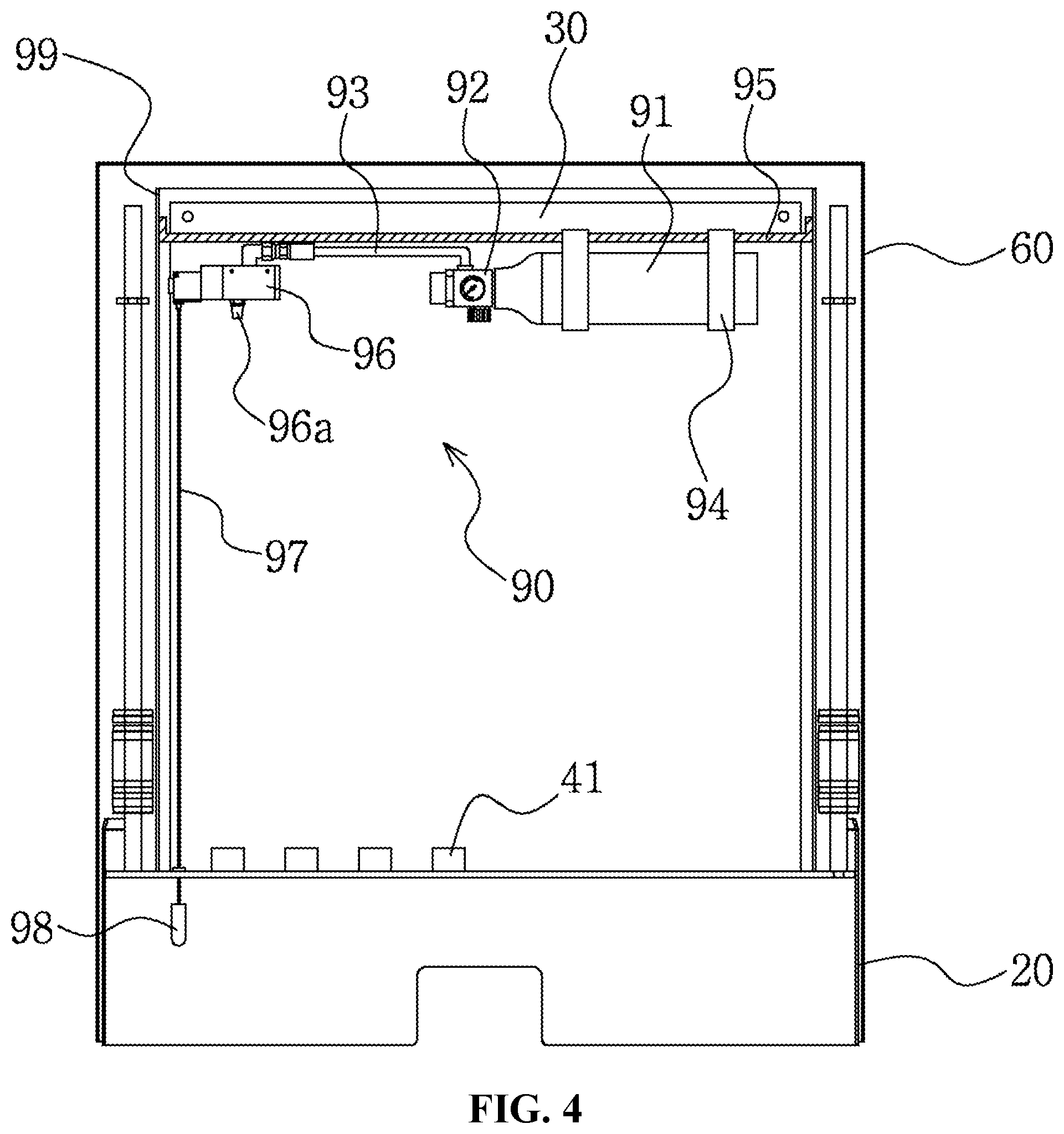 Patent US11777284 Figure 4 – Pull-out type buried underground field monitoring control panel with flood double safety structure