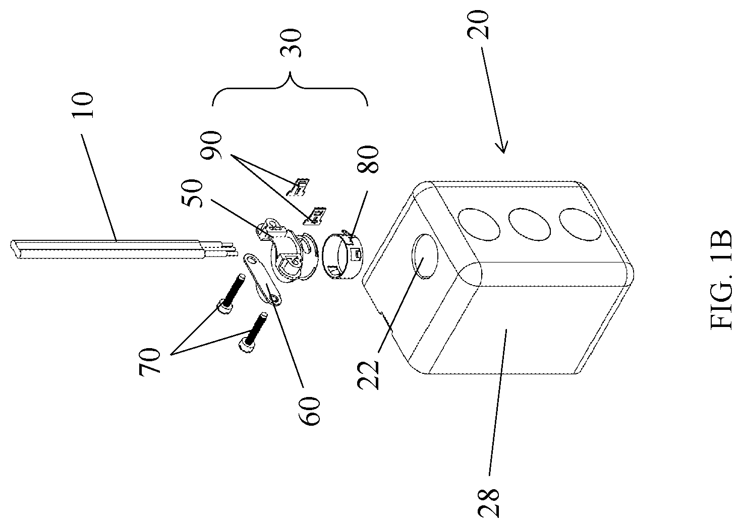 Patent US11777288 Figure 2 – Snap in zip connector