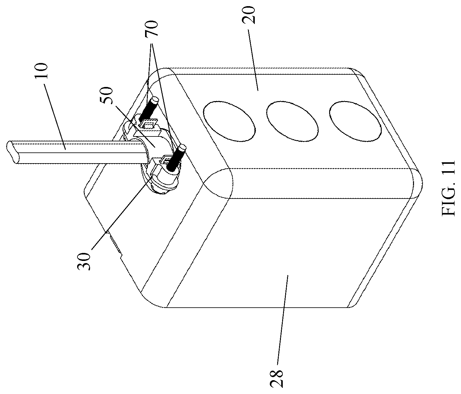 Patent US11777288 Figure 14 – Snap in zip connector