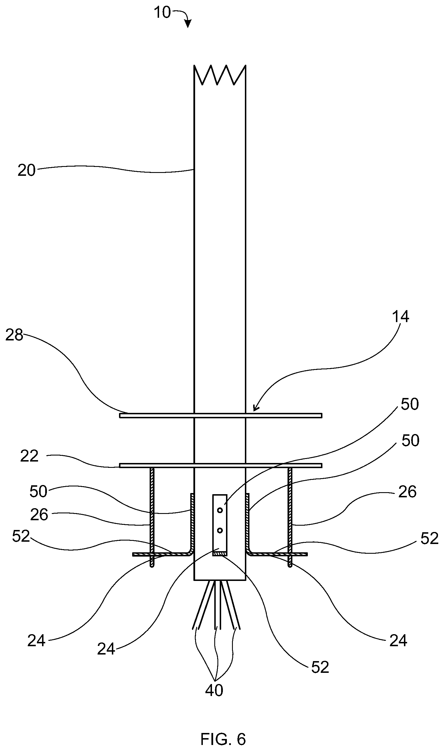Patent US11777289 Figure 6 – Delivery device for rooftop equipment and systems and method of installation