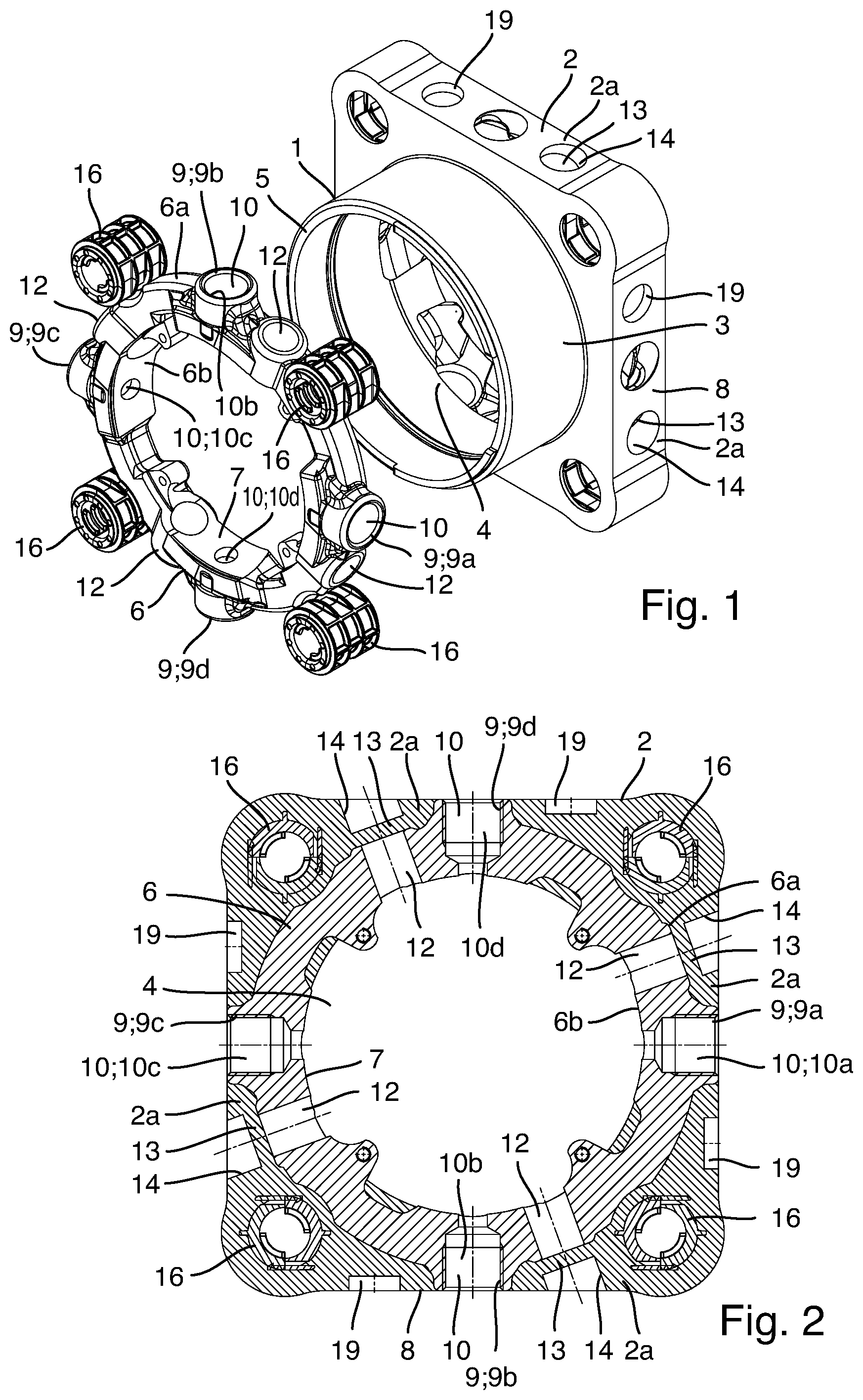 Patent US11777291 Figure 1 – Sanitary wall installation connection box unit having an electric line feed-through