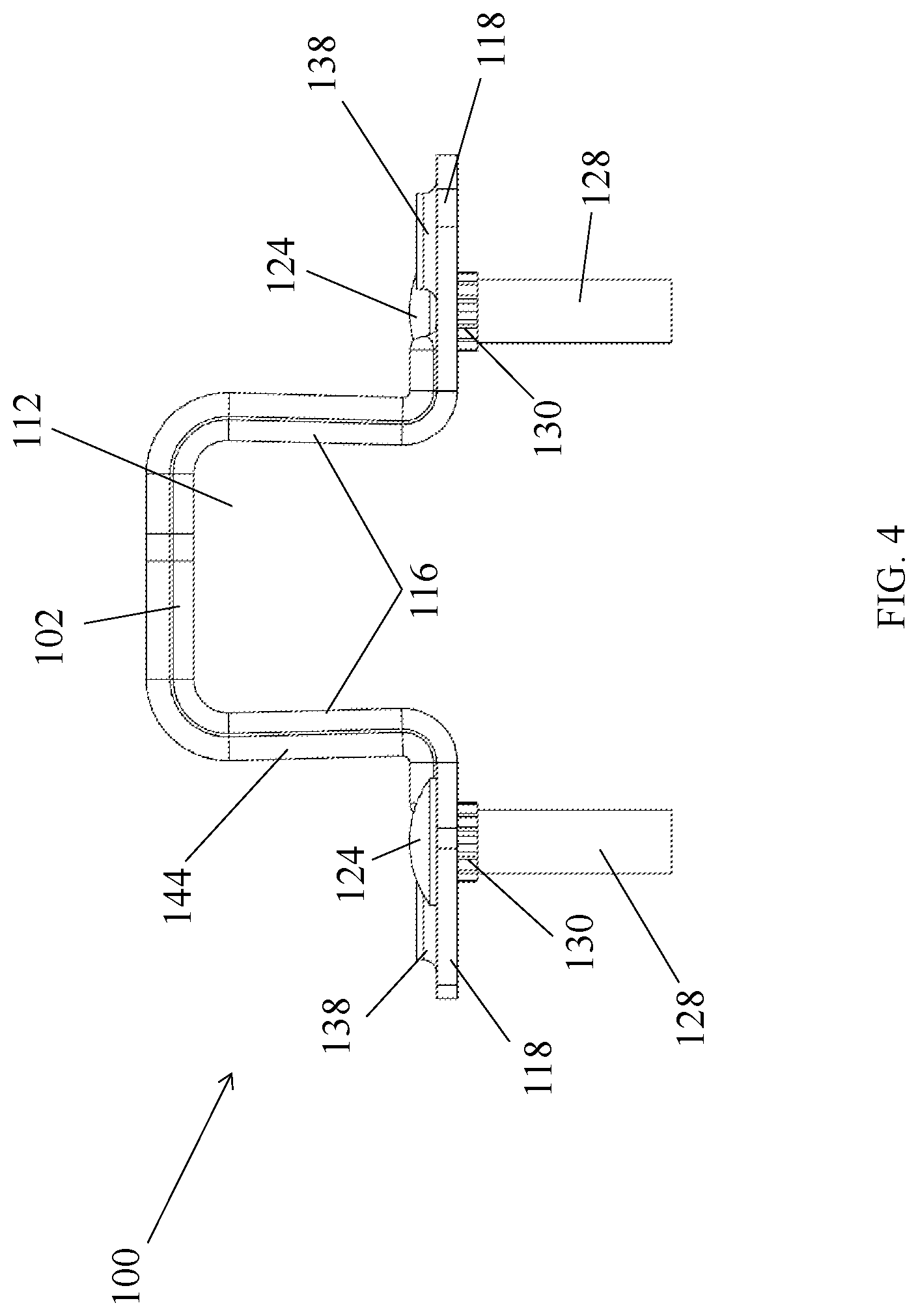 Patent US11777293 Figure 4 – Ceiling fan brace bracket