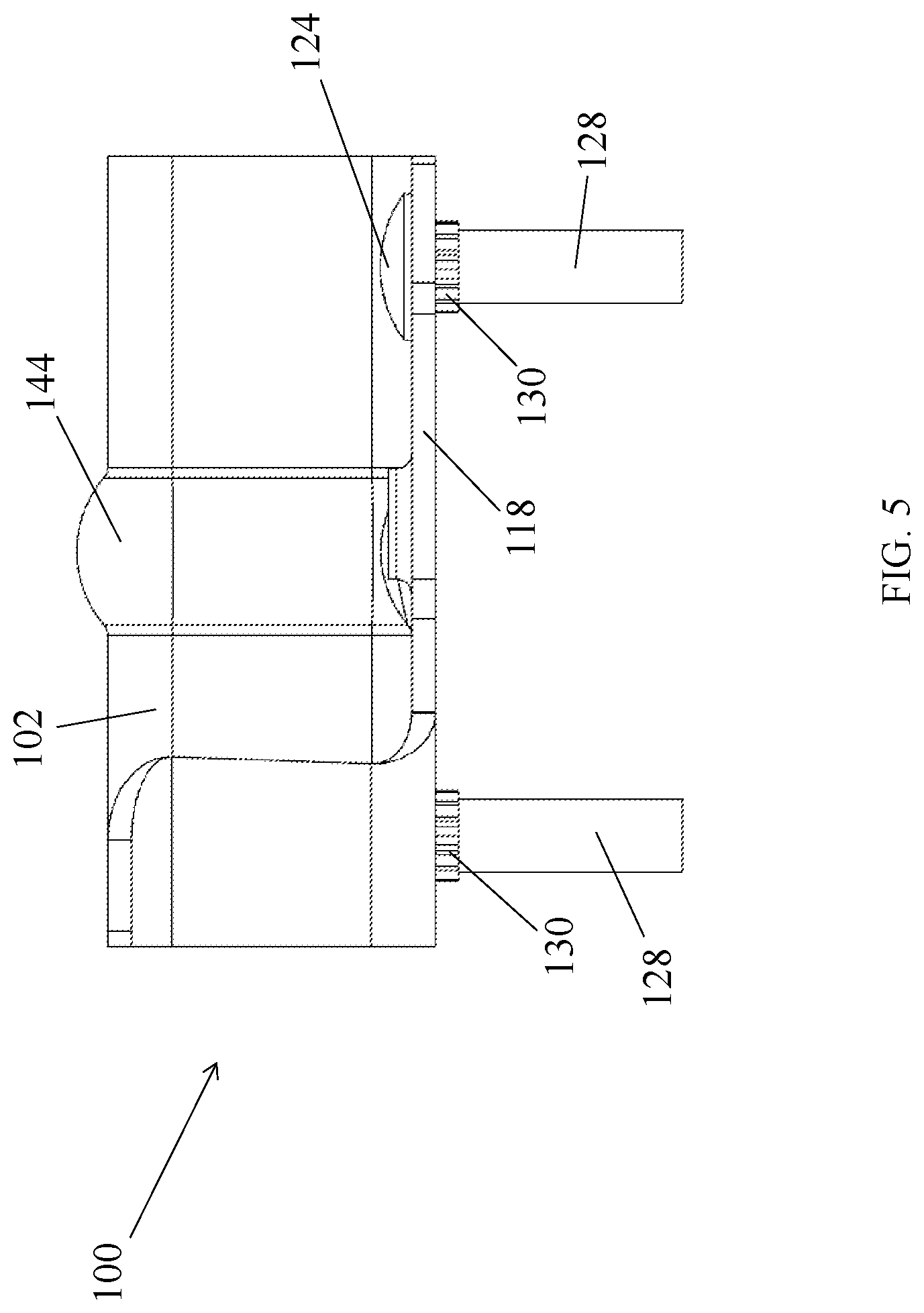 Patent US11777293 Figure 5 – Ceiling fan brace bracket