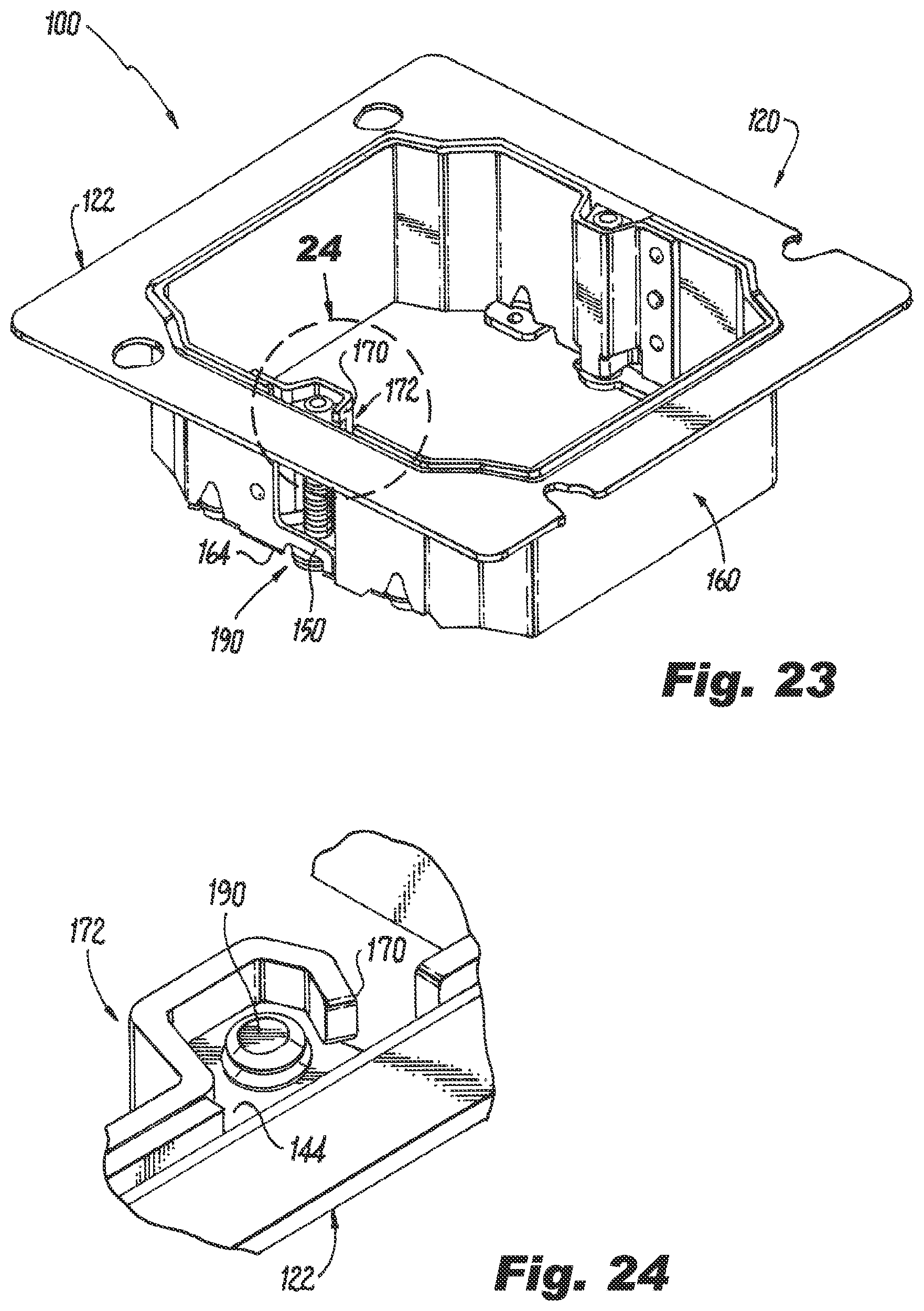 Patent US11777294 Figure 18 – Multi-gang adjustable mud ring assemblies