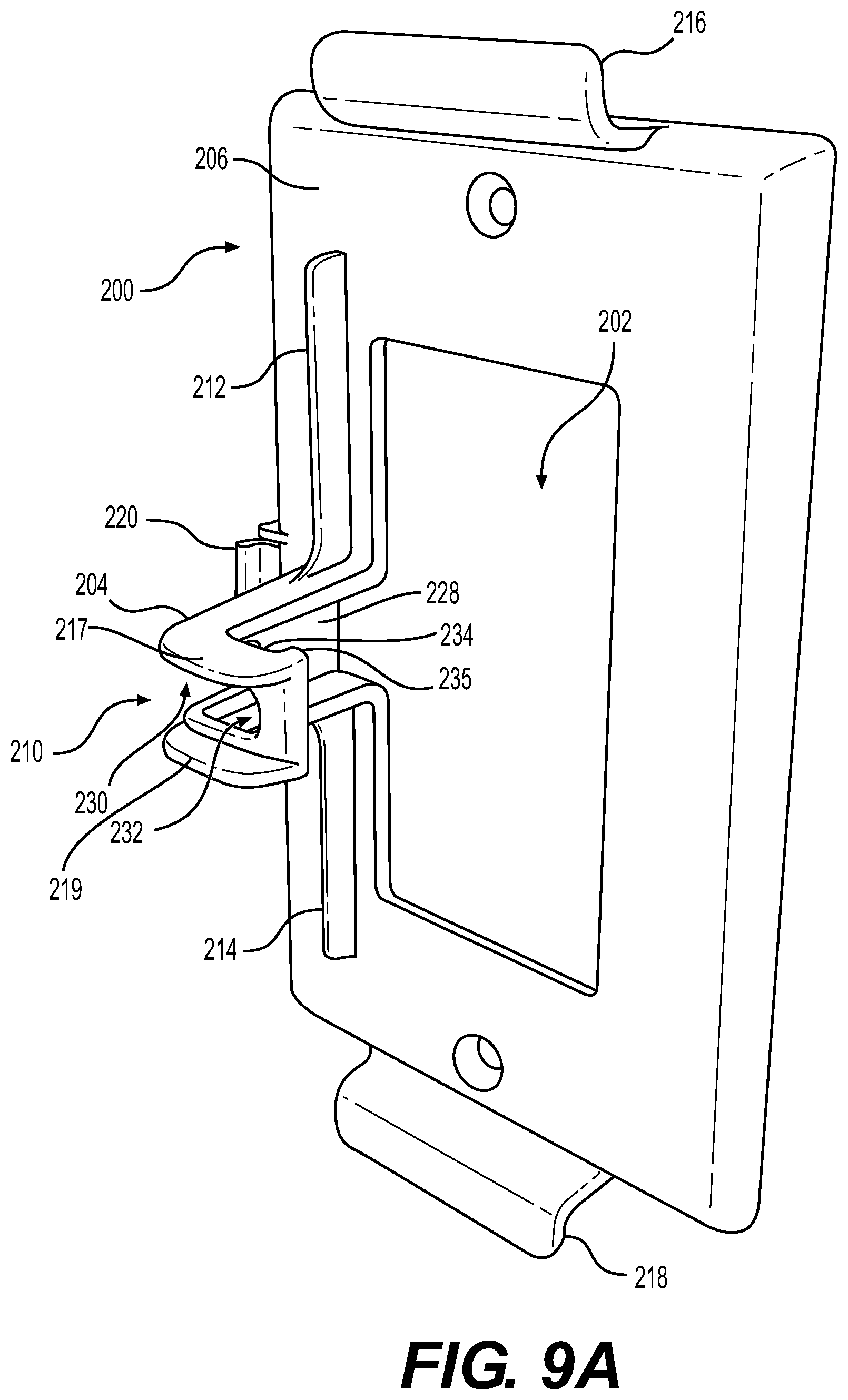 Patent US11777295 Figure 9 – Cable retaining wall plate for combination AC and DC power outlets