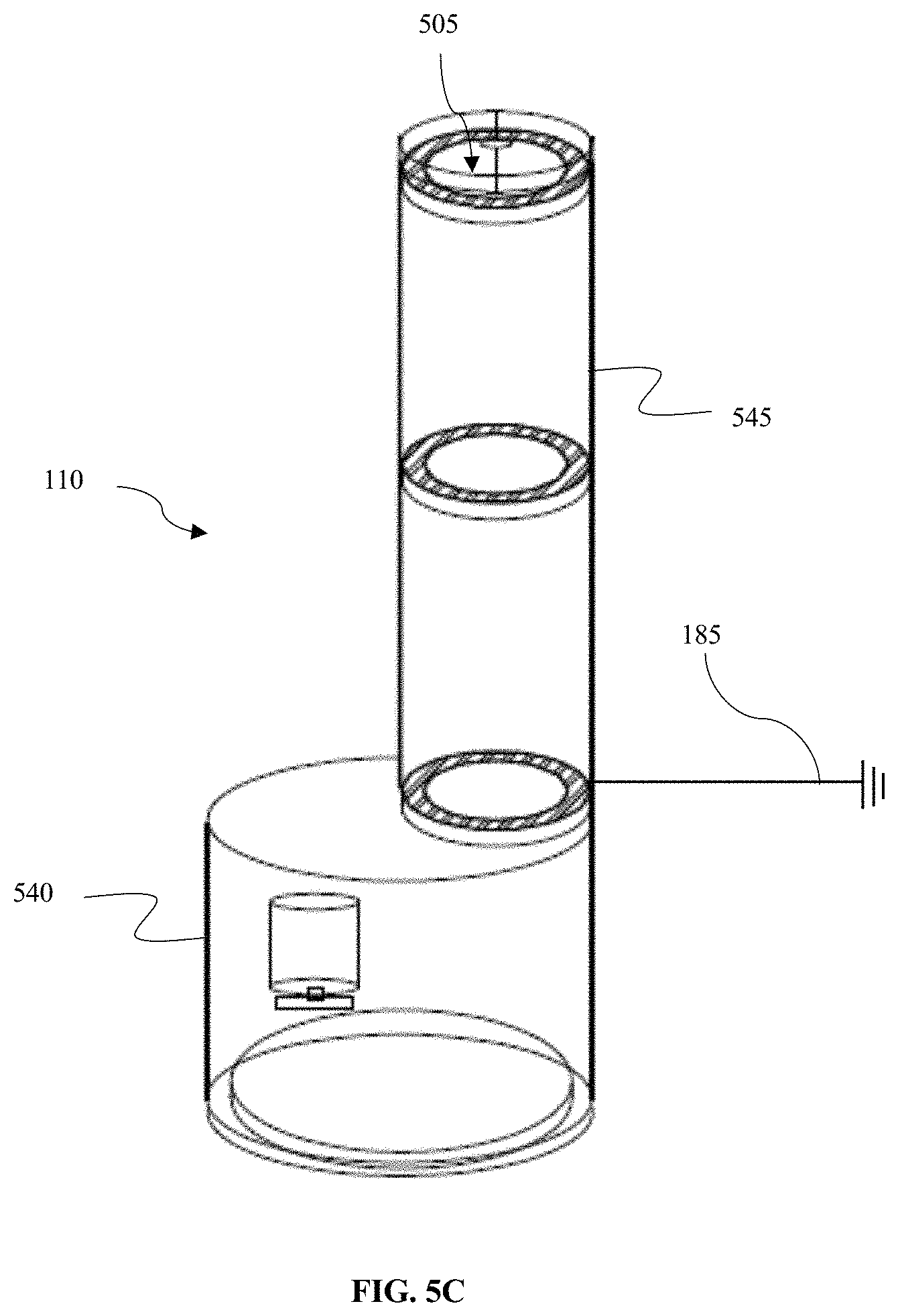 Patent US11777298 Figure 6 – Lightning diverter system and methods