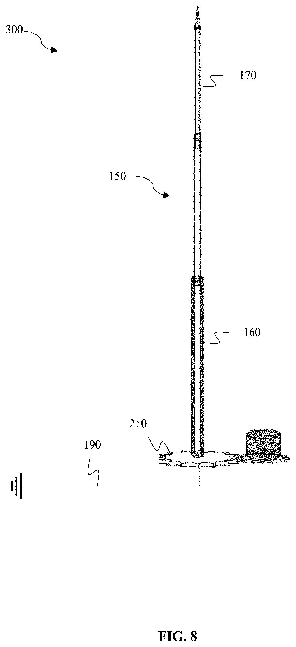 Patent US11777298 Figure 9 – Lightning diverter system and methods