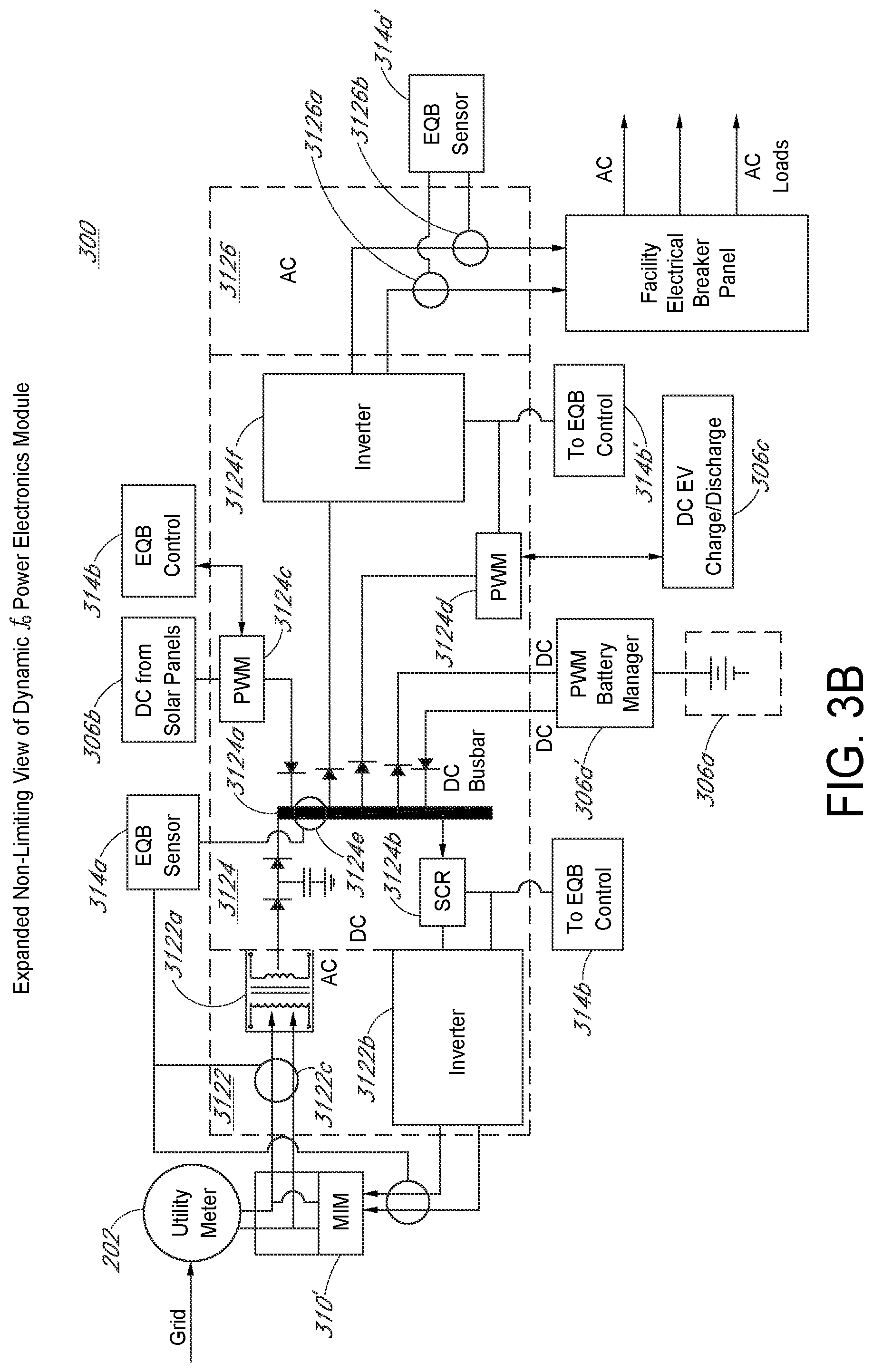 Patent US11777311 Figure 5 – Grid-tied variable frequency facility