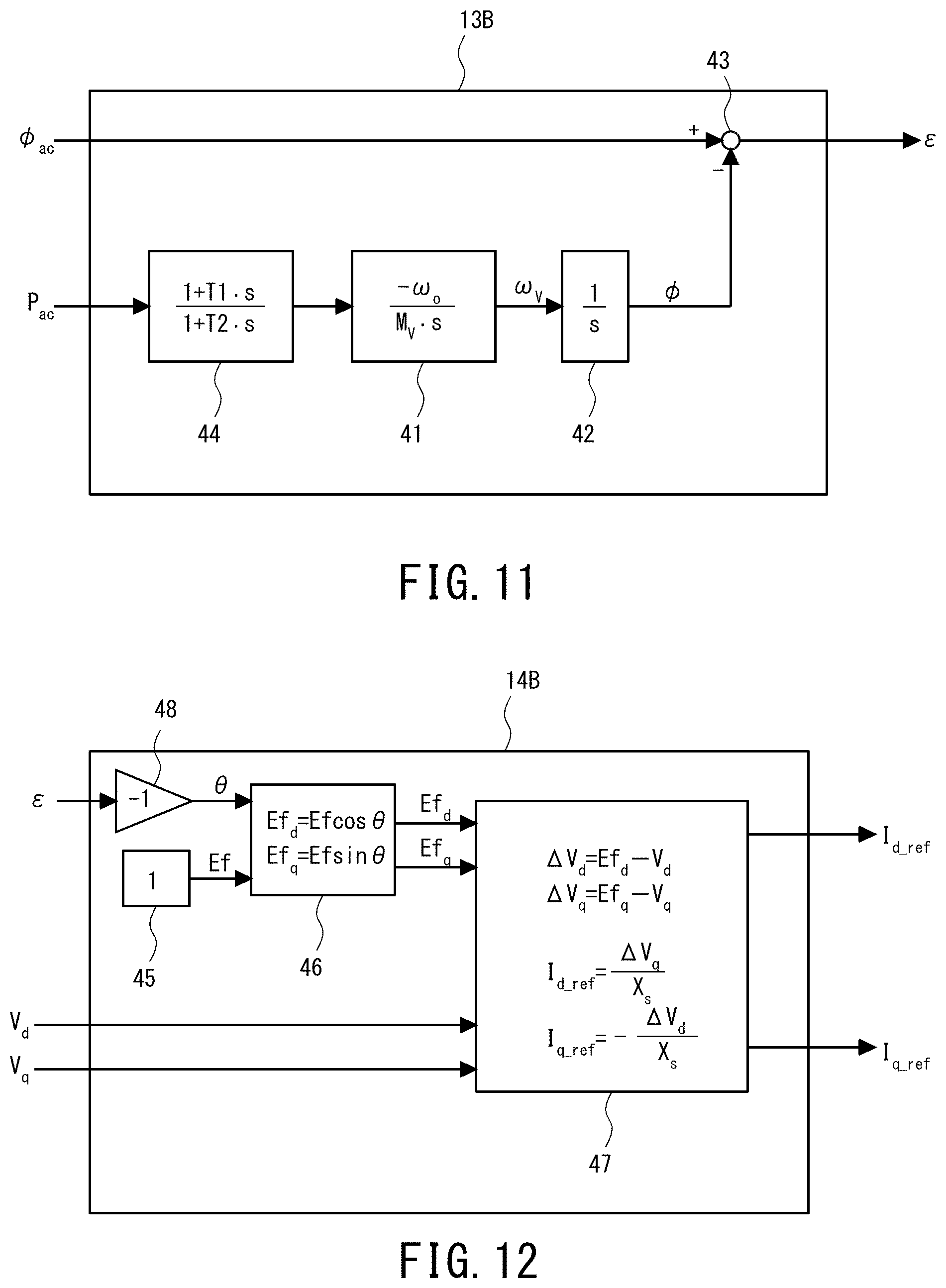 Patent US11777315 Figure 8 – Power conversion device suppressing phase jump
