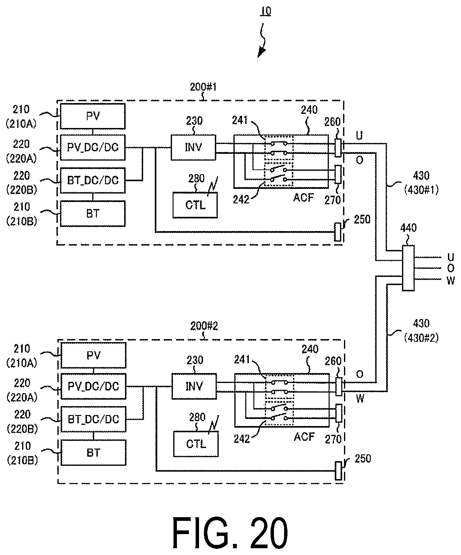 Patent US11777320 Figure 20 – Power supply system, coupling device, power supply unit, and control method