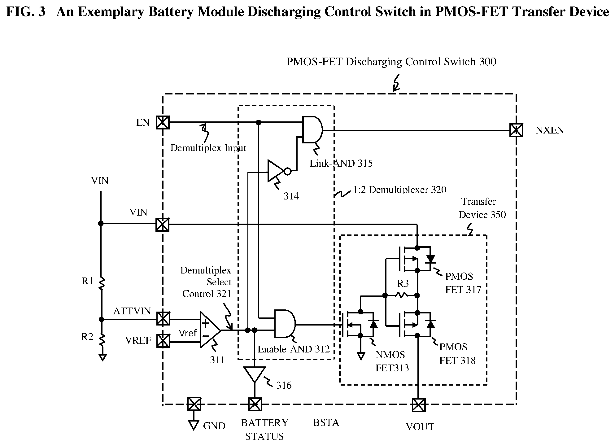 Patent US11777323 Figure 3 – Sequential power discharge for batteries in a power system