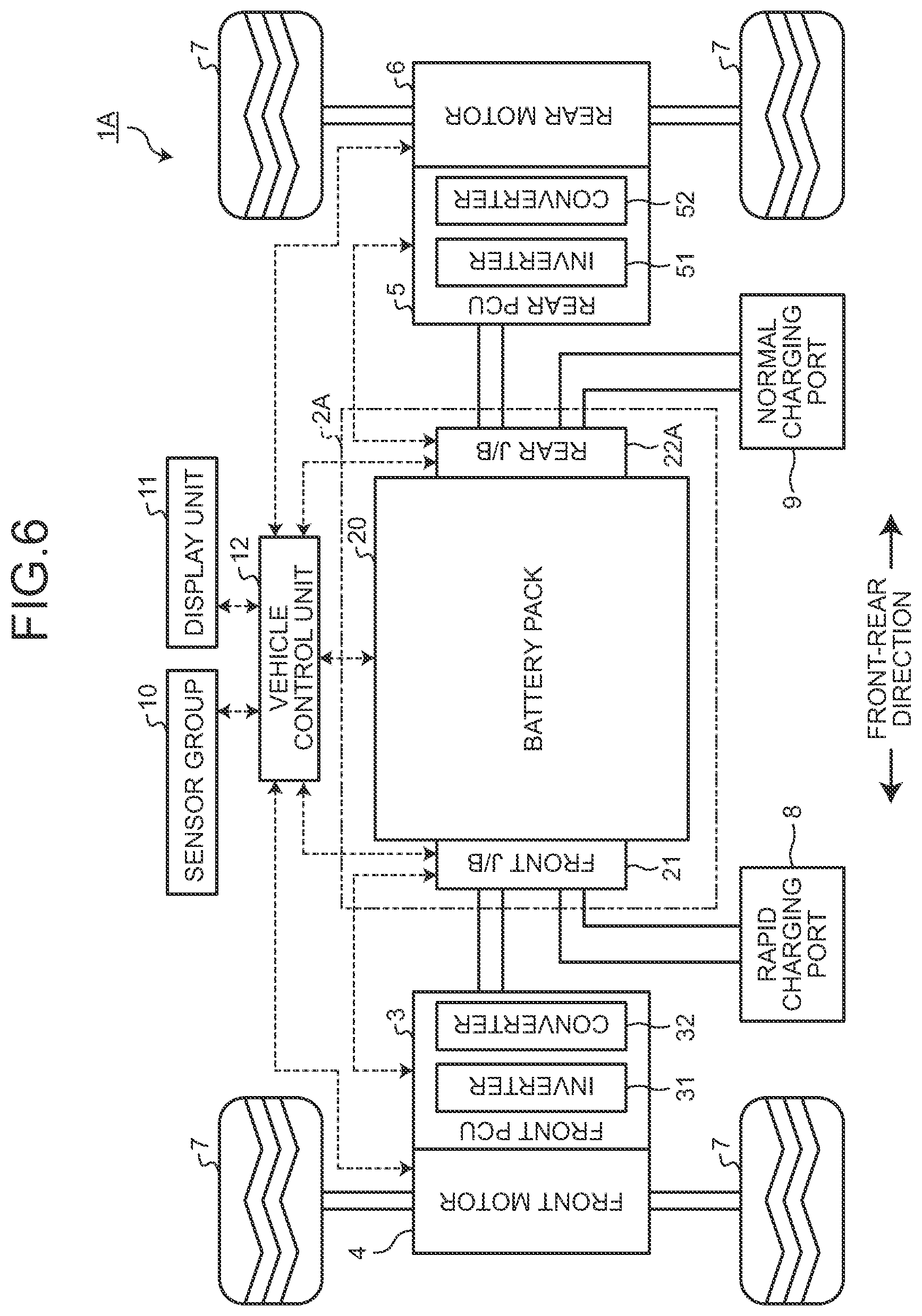 Patent US11777325 Figure 6 – In-vehicle system and junction box