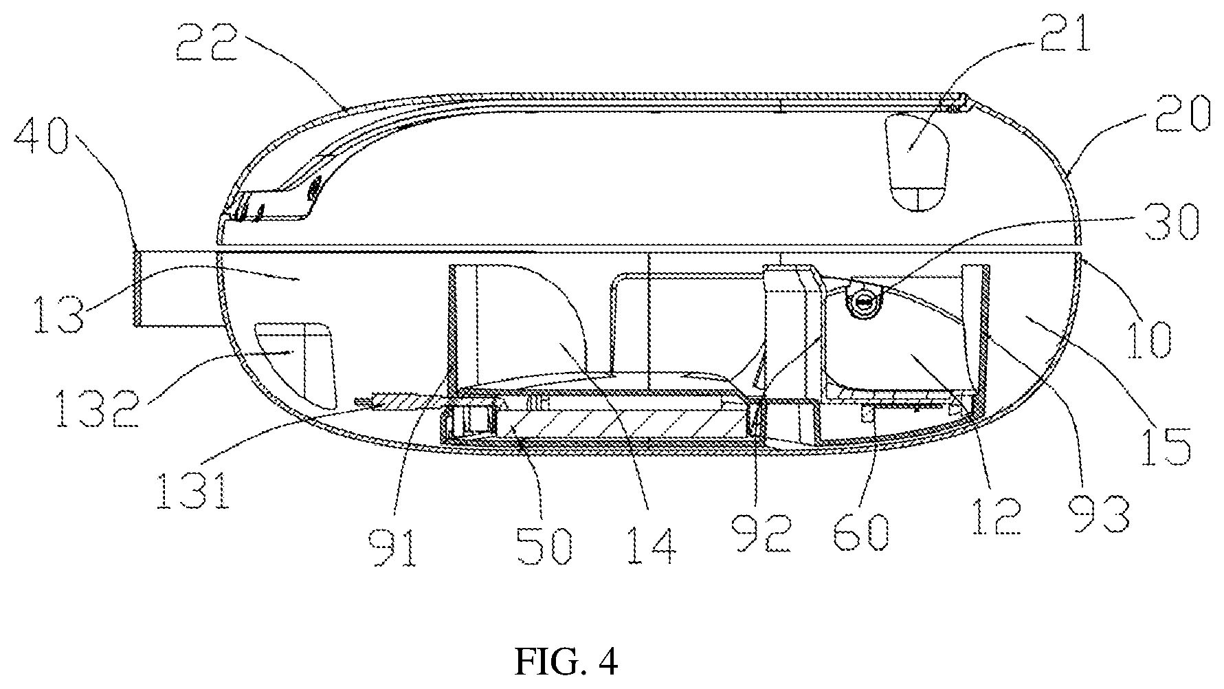 Patent US11777327 Figure 4 – Storage case and charging device for VR equipment