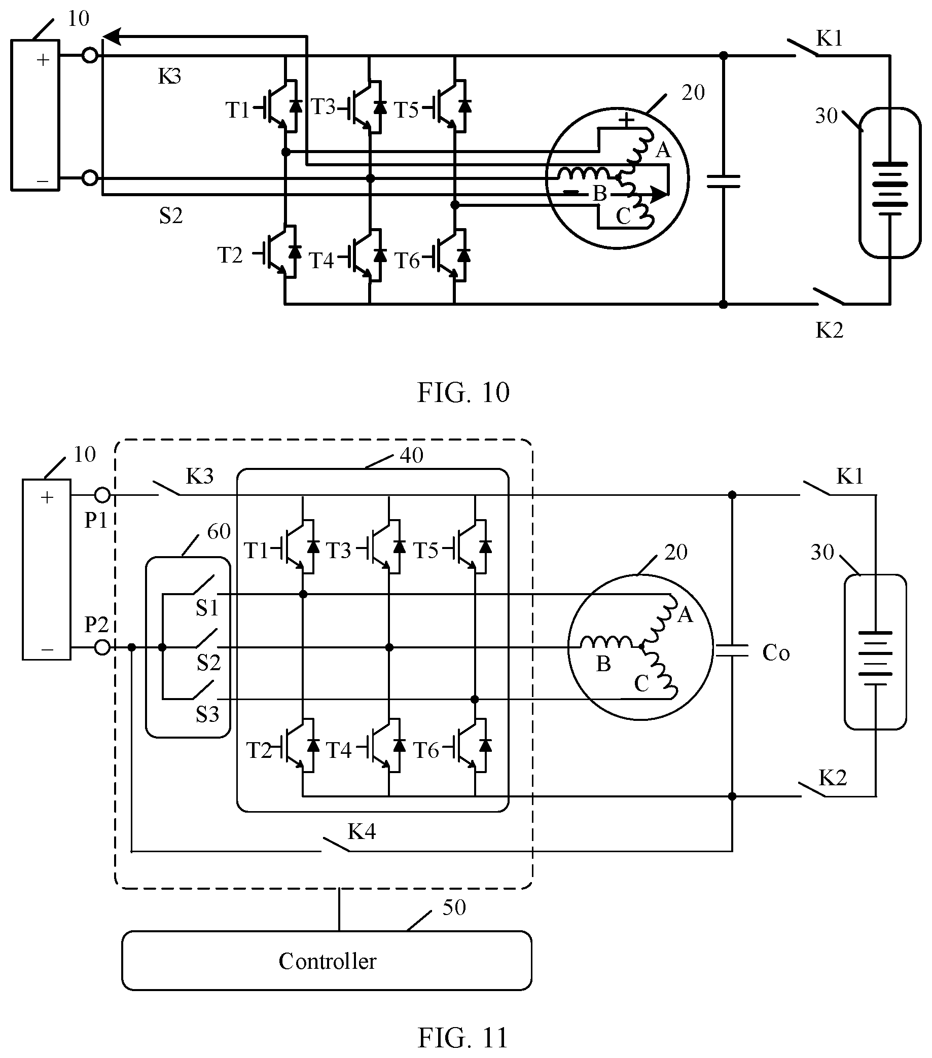 Patent US11777331 Figure 6 – Motor control unit, electric drive system, powertrain, and electric vehicle