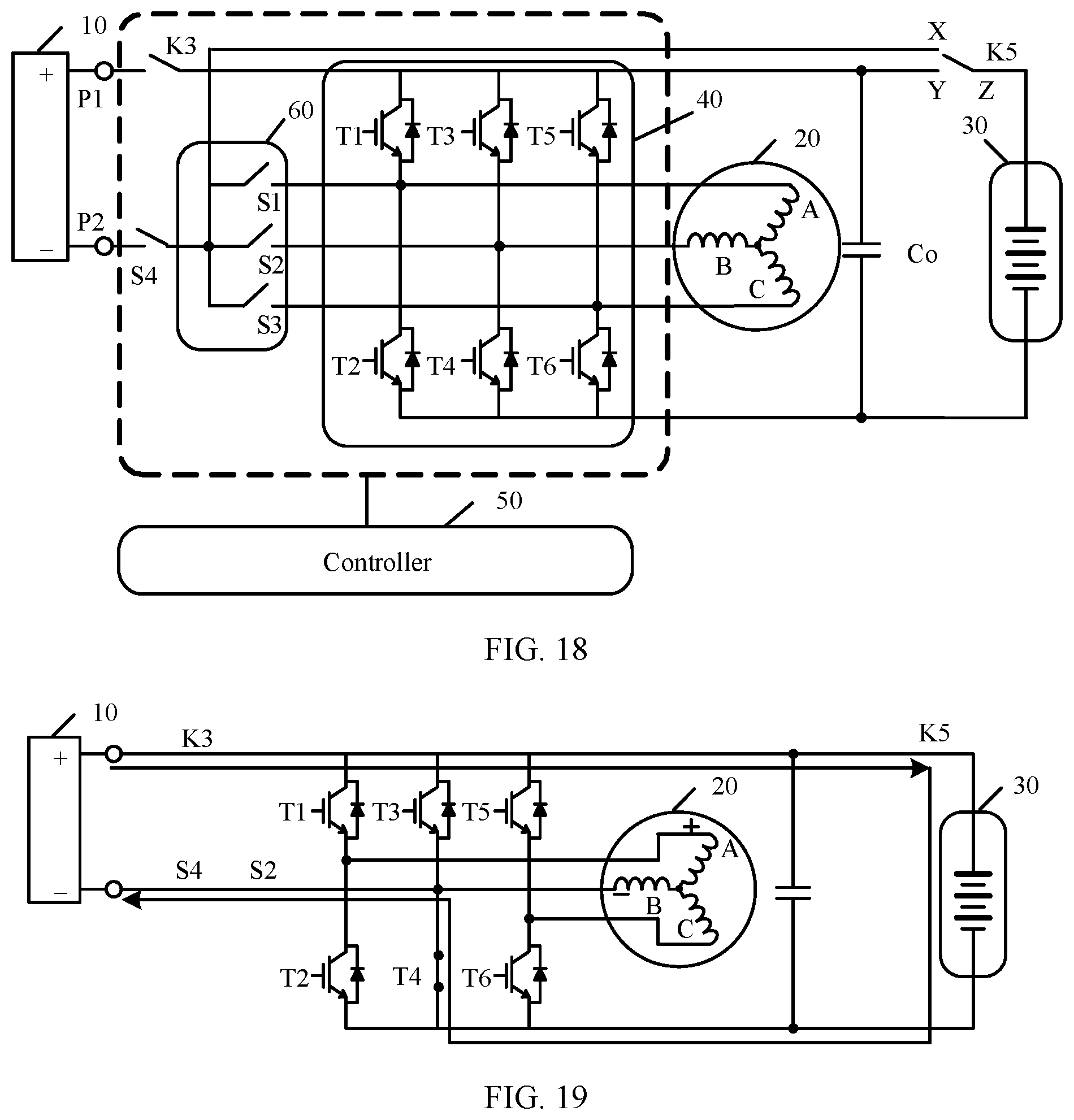 Patent US11777331 Figure 10 – Motor control unit, electric drive system, powertrain, and electric vehicle