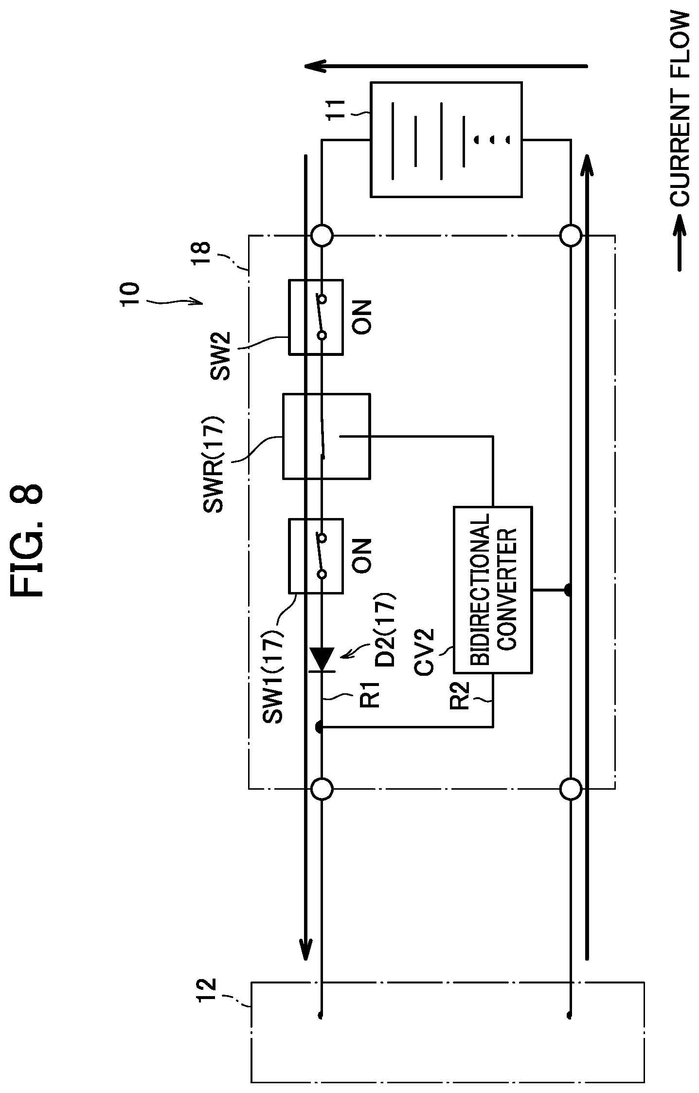 Patent US11777333 Figure 7 – Backup power storage system with removable secondary battery, and method of operating same